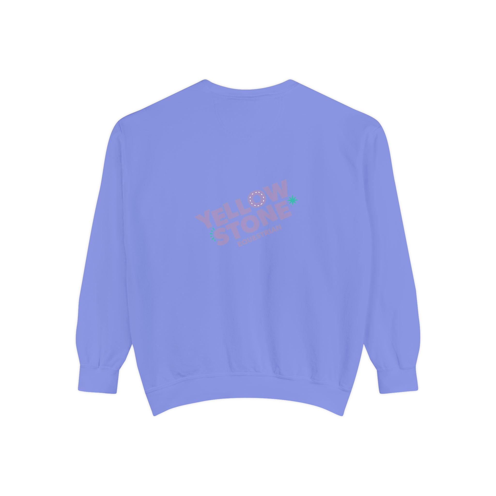 Retro Surf Badge Sweatshirt — 'Good Vibes' Pastel Crewneck