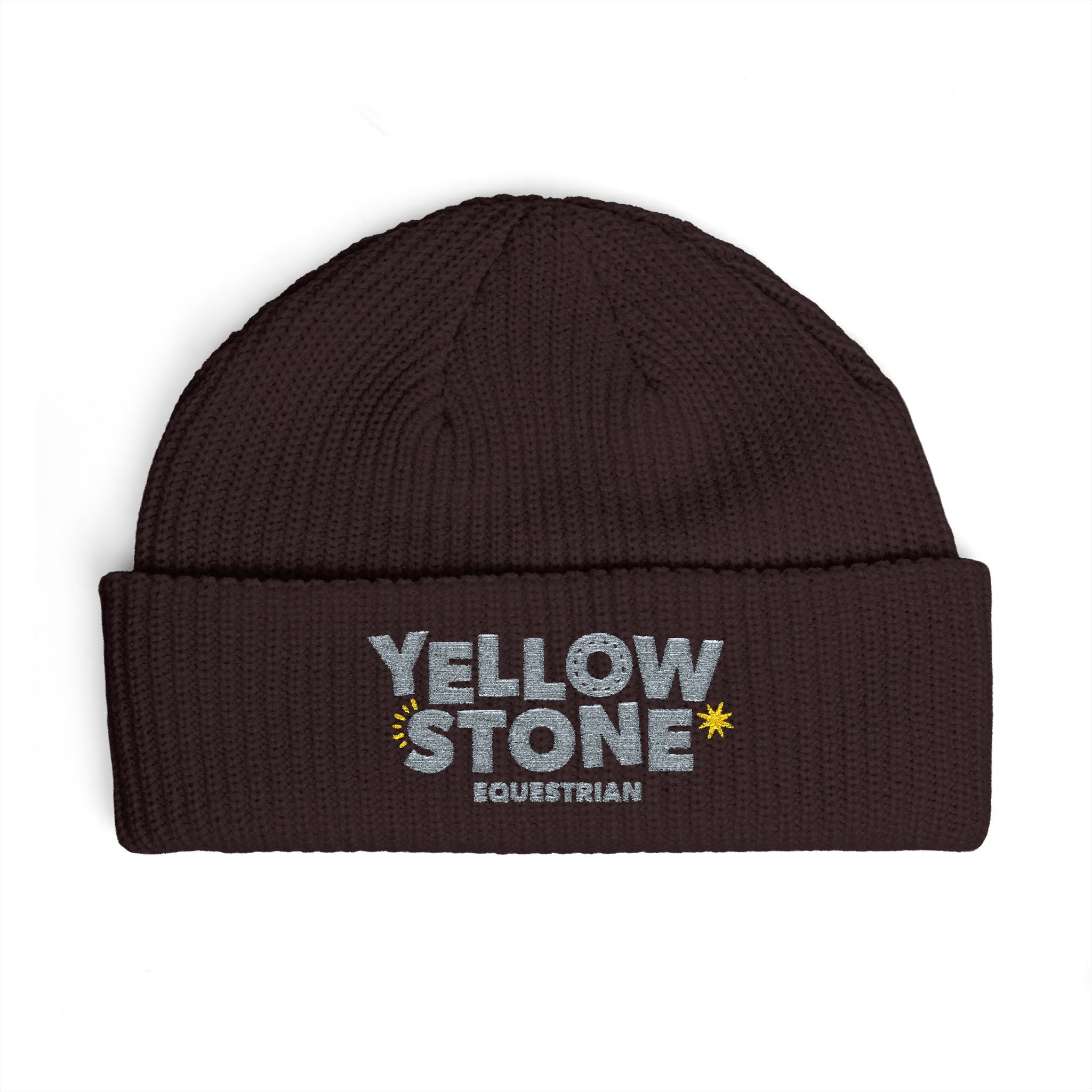 Yellowstone Expedition Cuff Beanie — Embroidered National Park Winter Hat