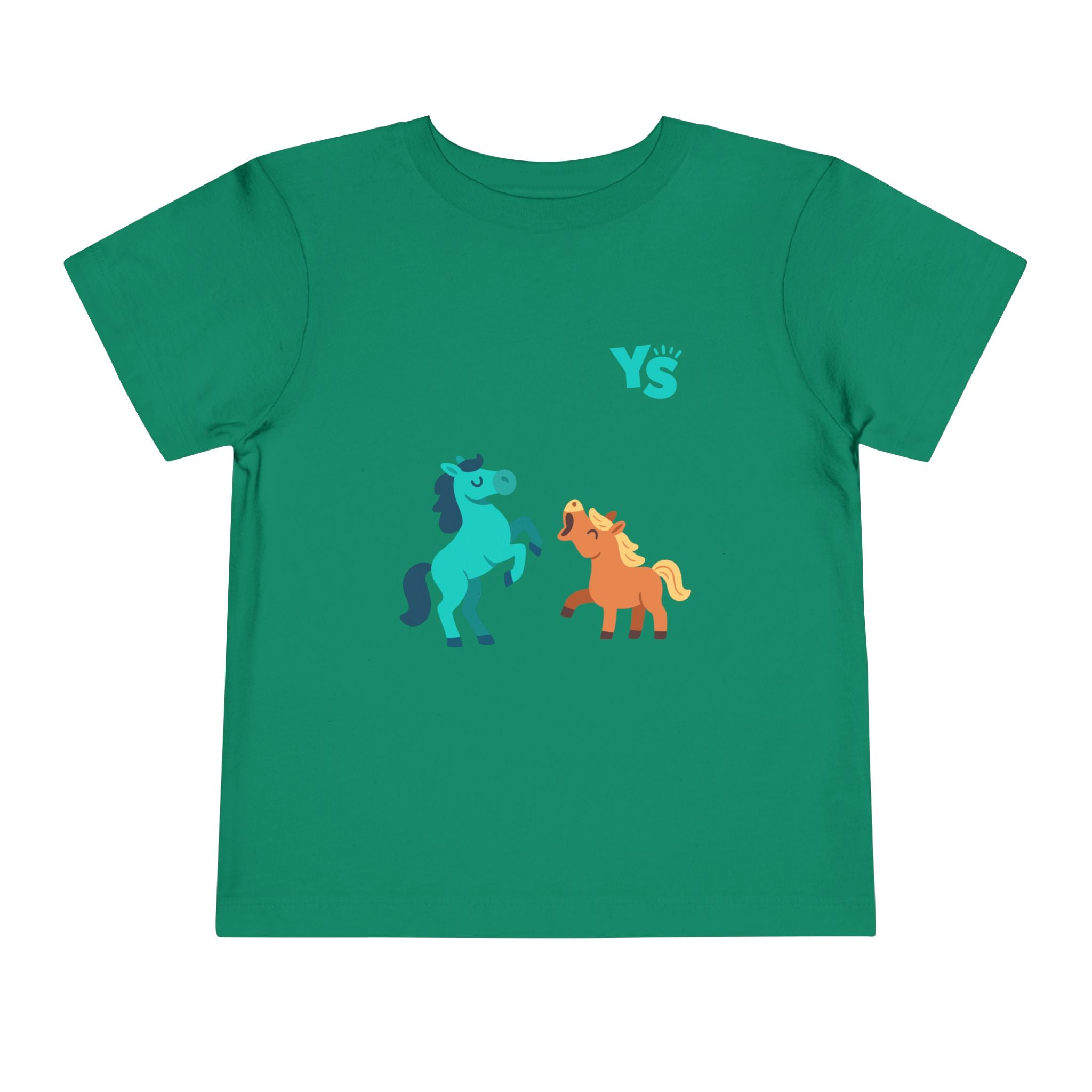 Toddler horse Tee — Playful Pony Pair Graphic