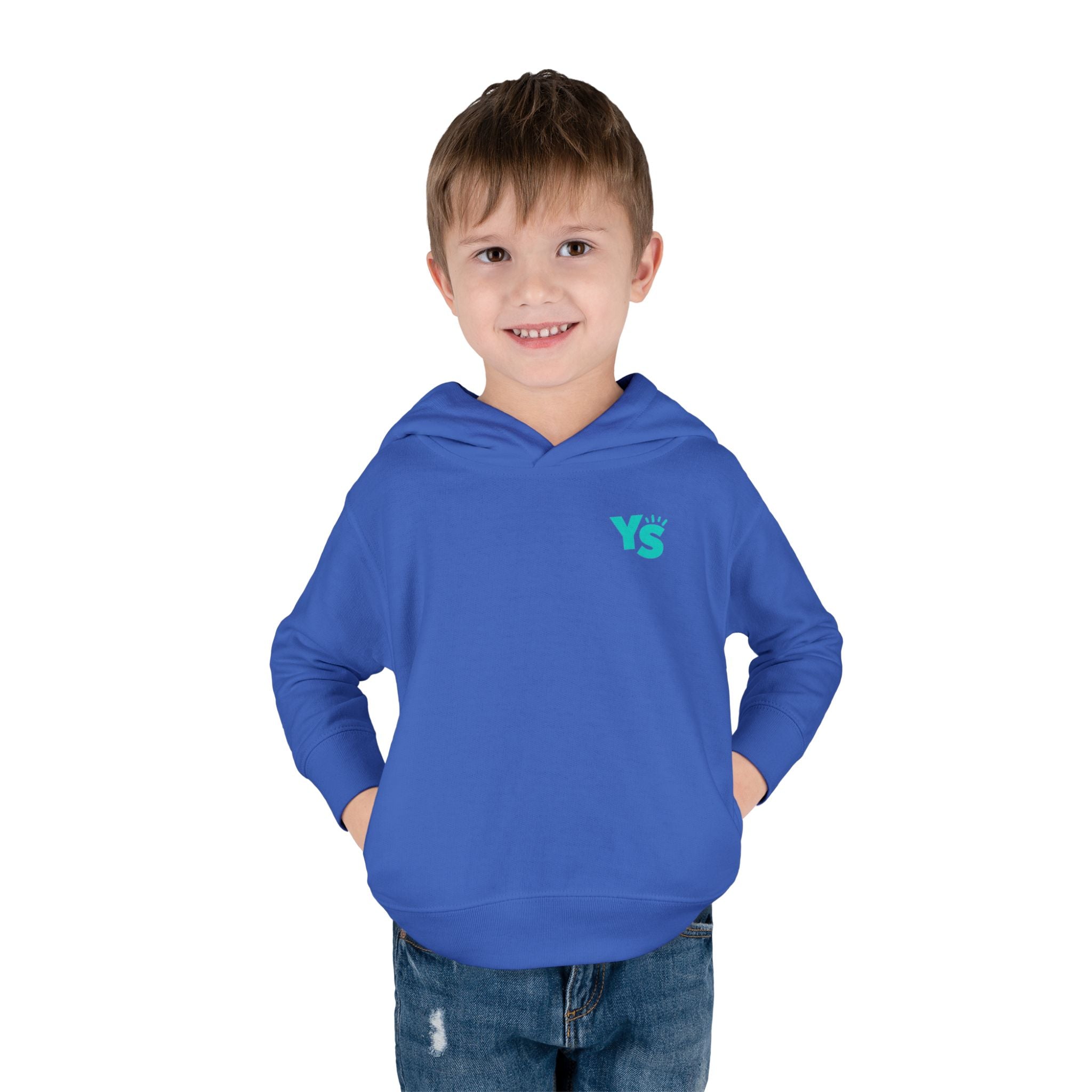 Toddler Hoodie — 'Yellow Stone Equestrian' Logo Pullover (Kids Fleece)