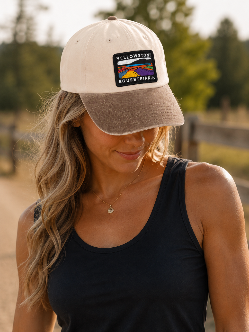 Contrast Peak Vintage Cap
