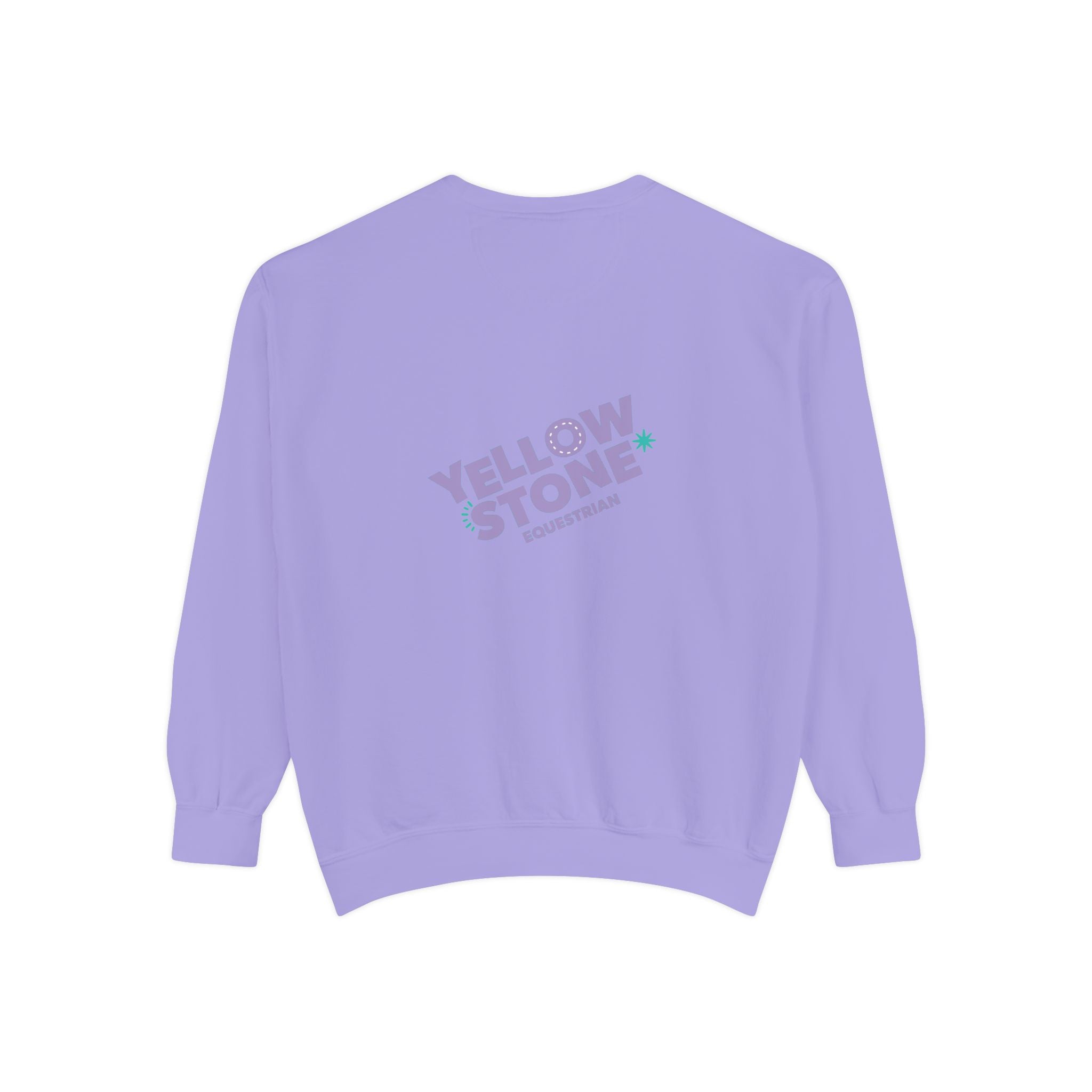 Retro Surf Badge Sweatshirt — 'Good Vibes' Pastel Crewneck