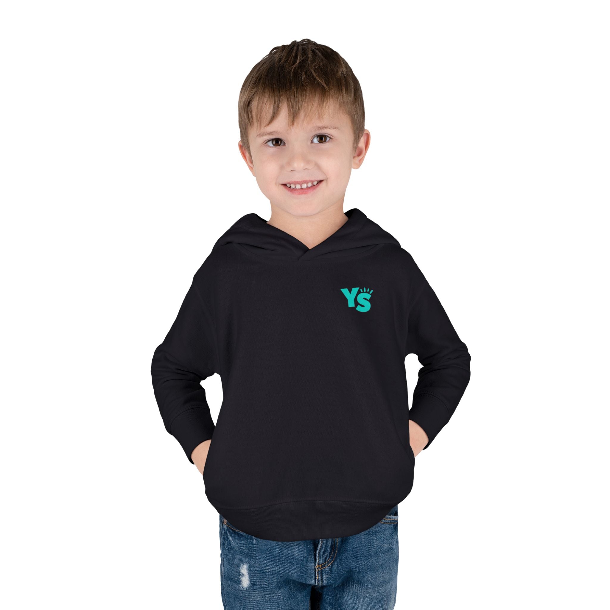 Toddler Hoodie — 'Yellow Stone Equestrian' Logo Pullover (Kids Fleece)