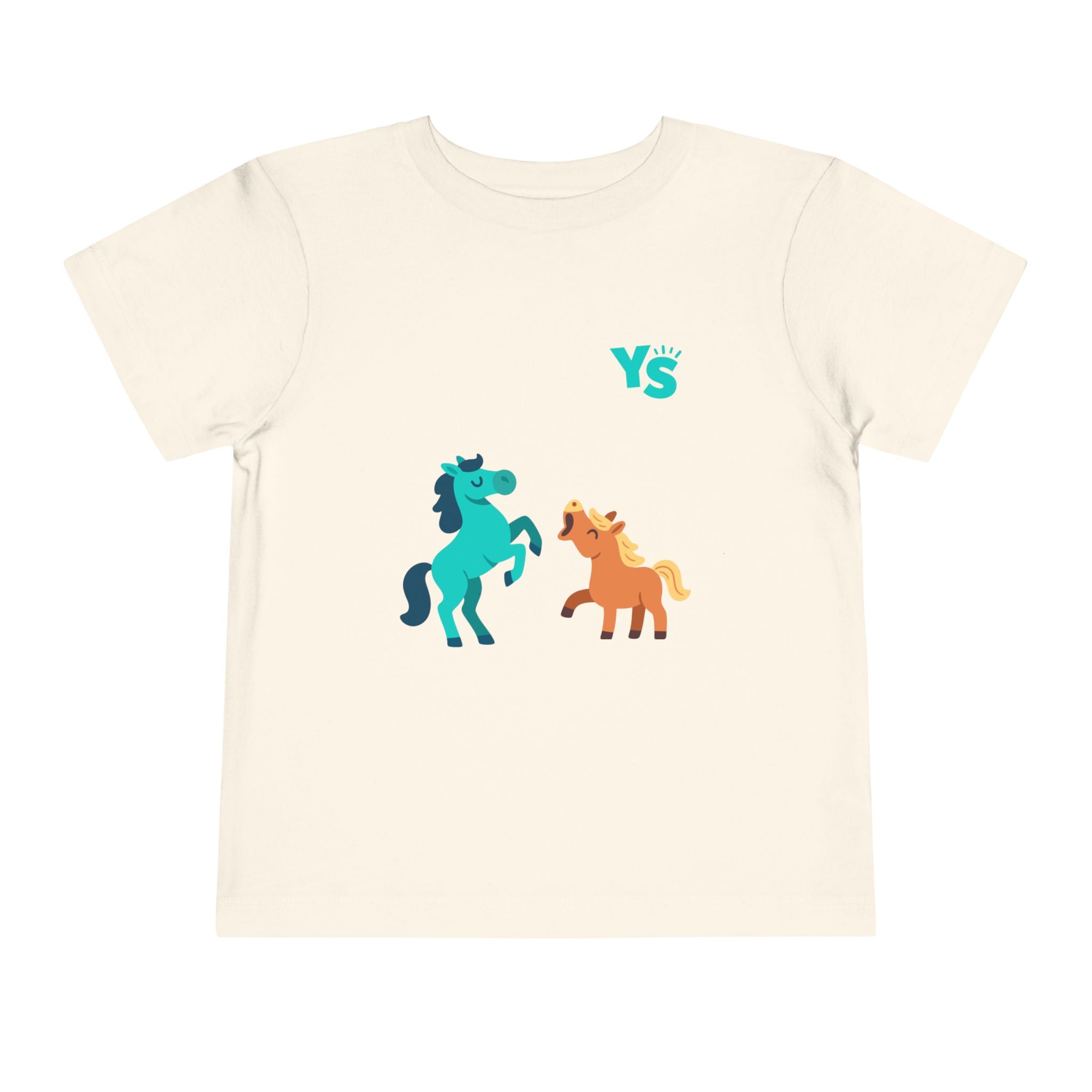 Toddler horse Tee — Playful Pony Pair Graphic