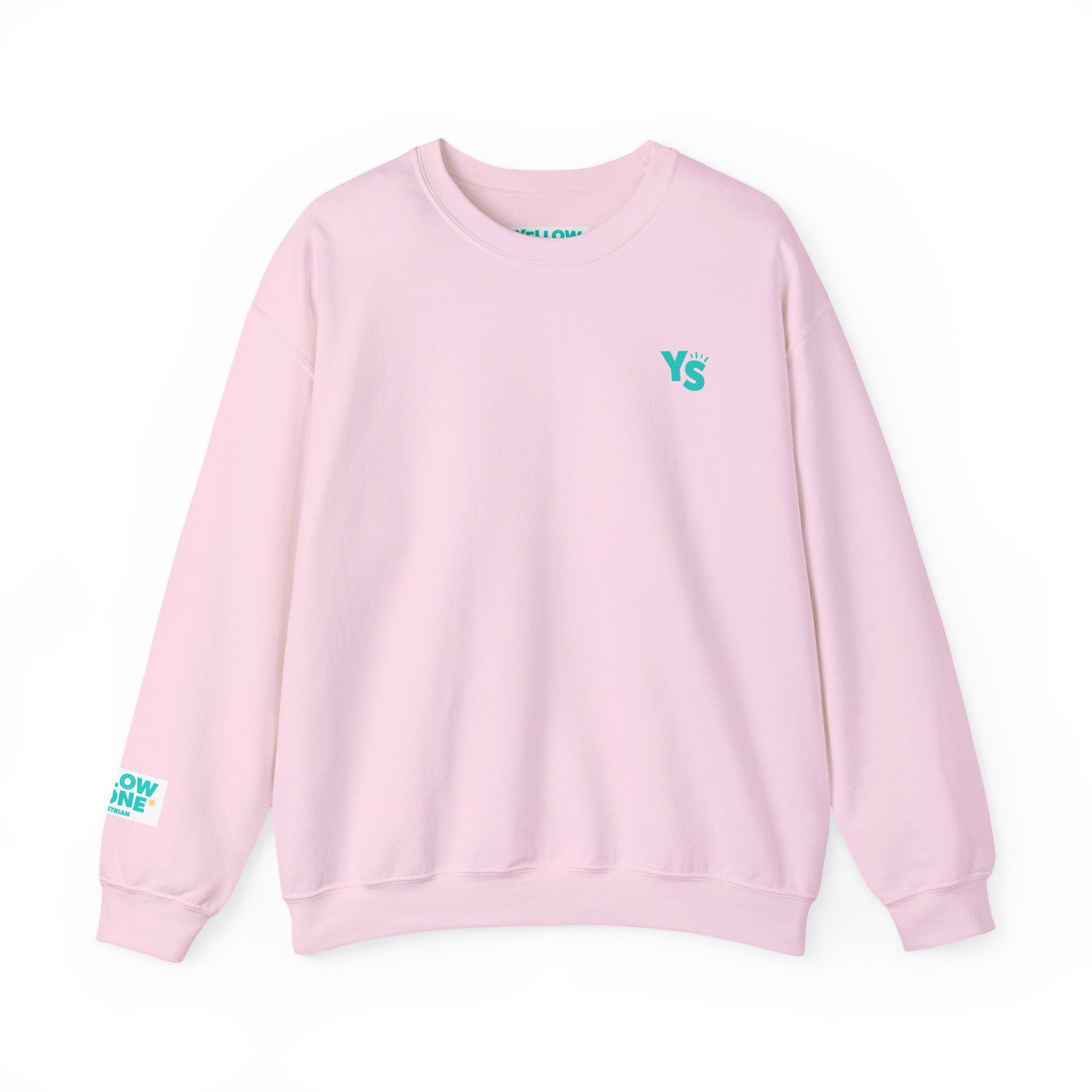 Yellowstone Equestrian Crewneck Sweatshirt – Pastel Logo Mountain Pullover