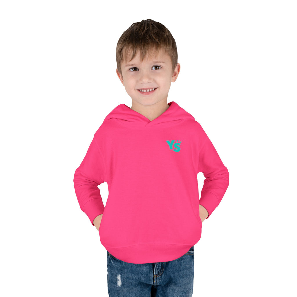 Toddler Hoodie — 'Yellow Stone Equestrian' Logo Pullover (Kids Fleece)