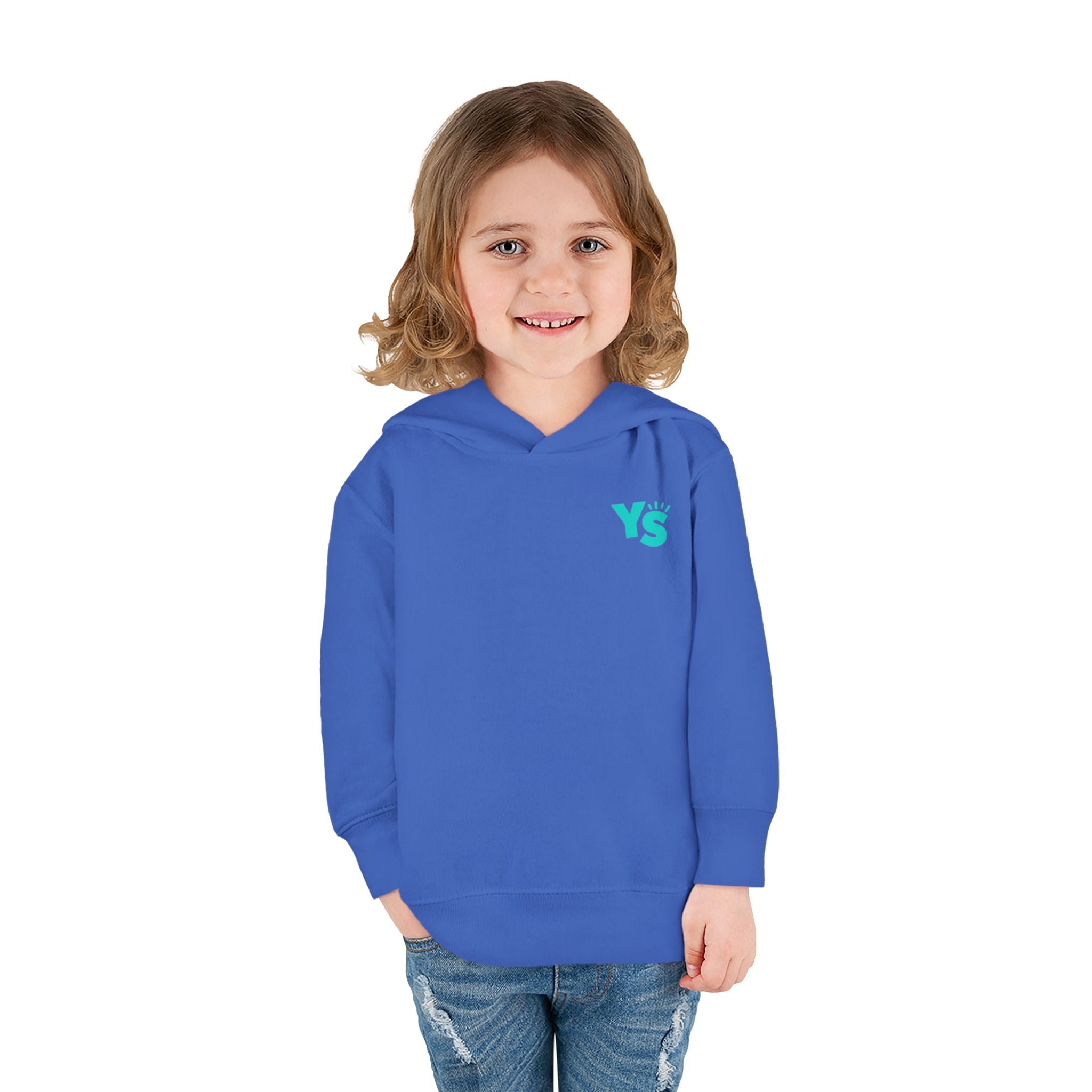 Toddler Hoodie — 'Yellow Stone Equestrian' Logo Pullover (Kids Fleece)