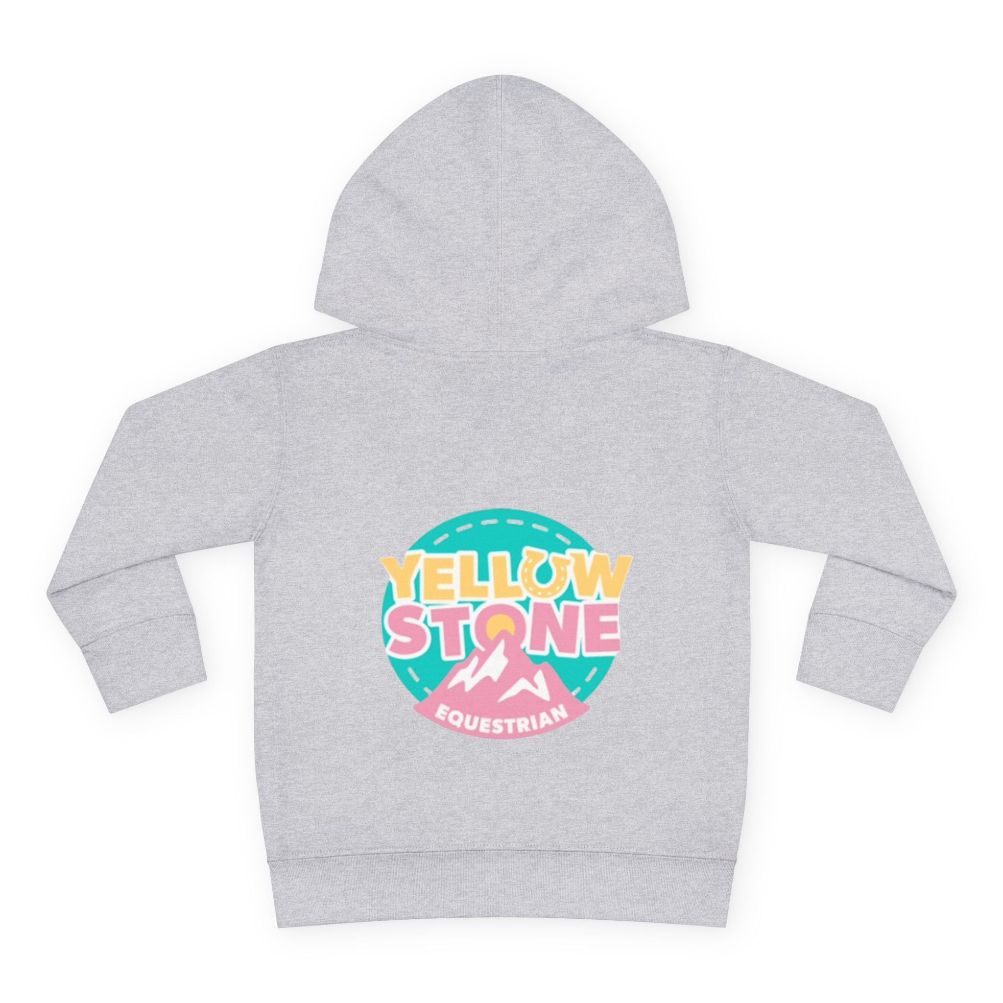 Toddler Hoodie — 'Yellow Stone Equestrian' Logo Pullover (Kids Fleece)