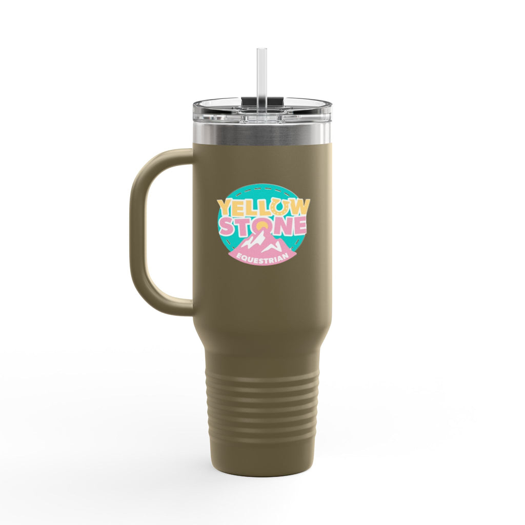 Yellowstone Equestrian Retro Logo 40oz Insulated Travel Mug