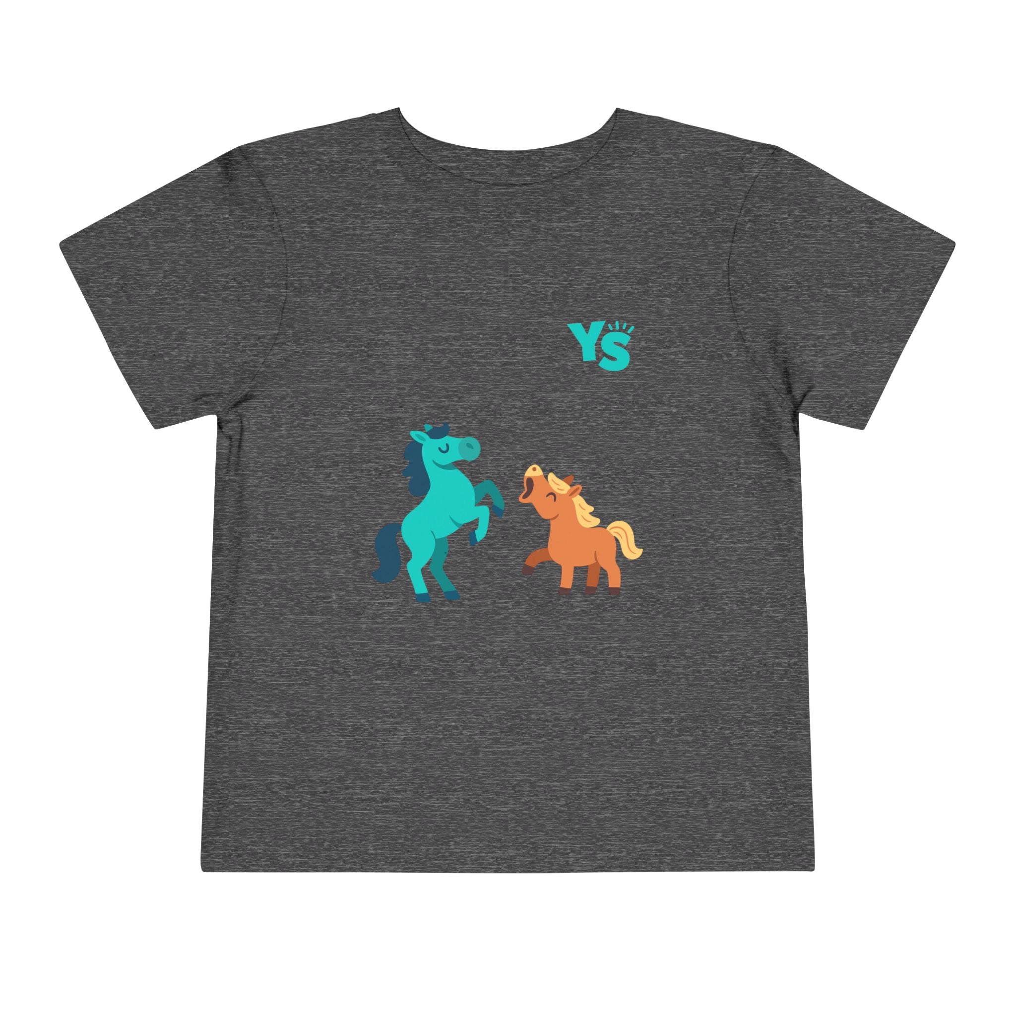 Toddler horse Tee — Playful Pony Pair Graphic