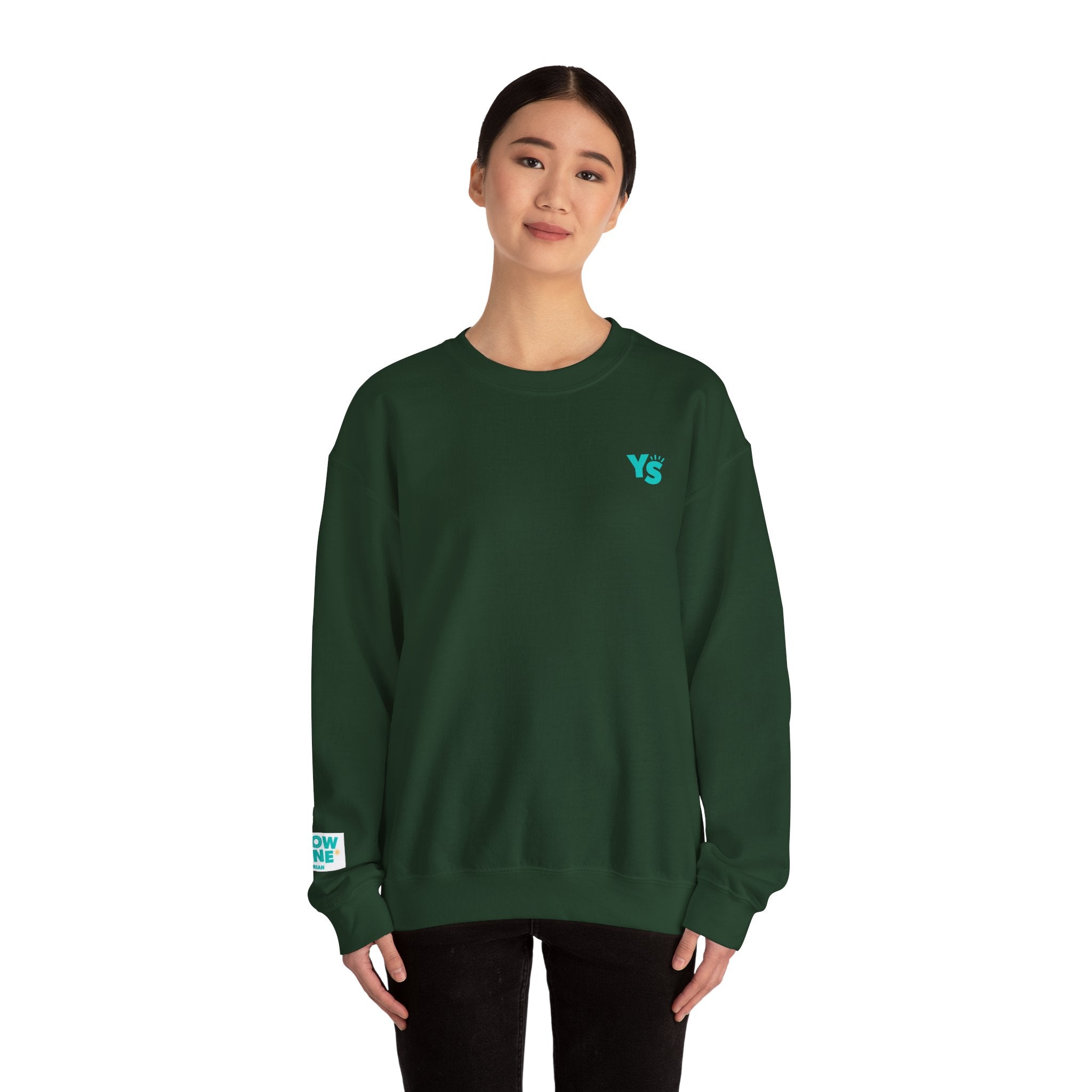 Yellowstone Equestrian Crewneck Sweatshirt – Pastel Logo Mountain Pullover
