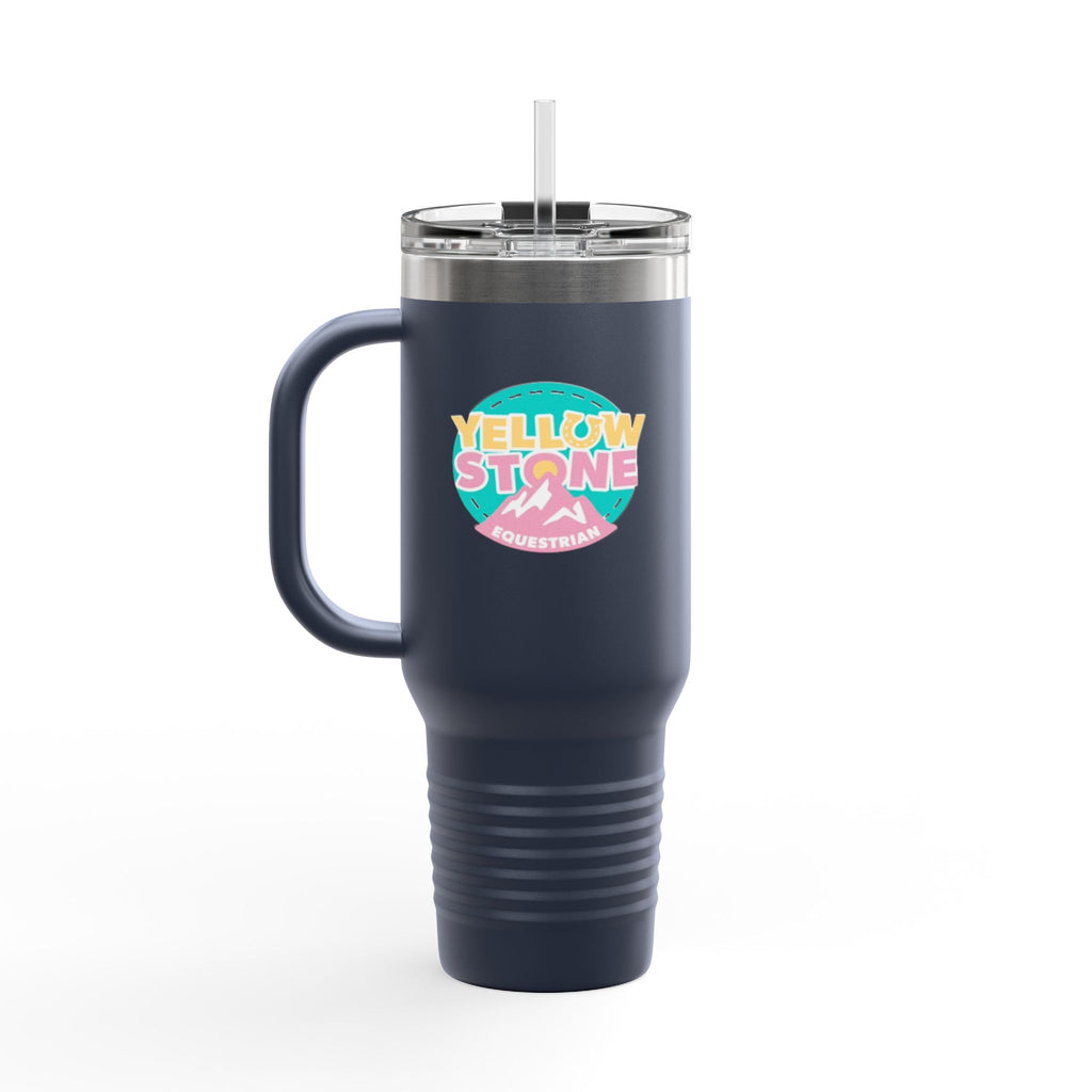 Yellowstone Equestrian Retro Logo 40oz Insulated Travel Mug