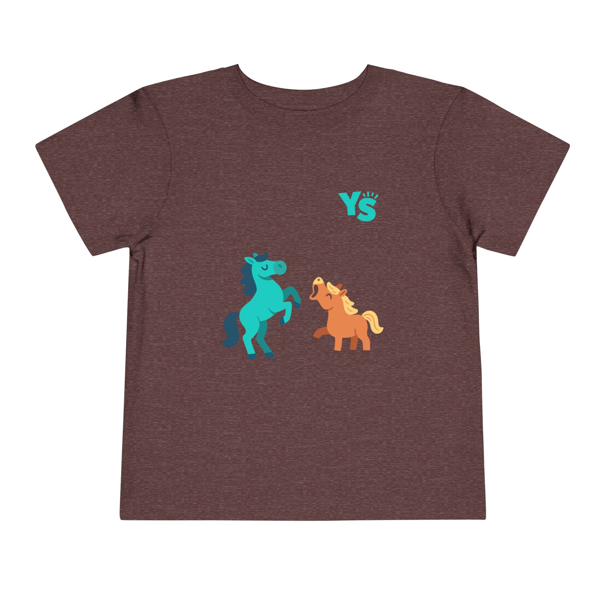 Toddler horse Tee — Playful Pony Pair Graphic