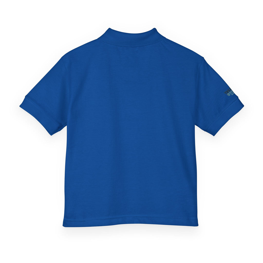 Youth Polo Shirt with Teal "YS" Logo — Kids Riding & Casual Polo