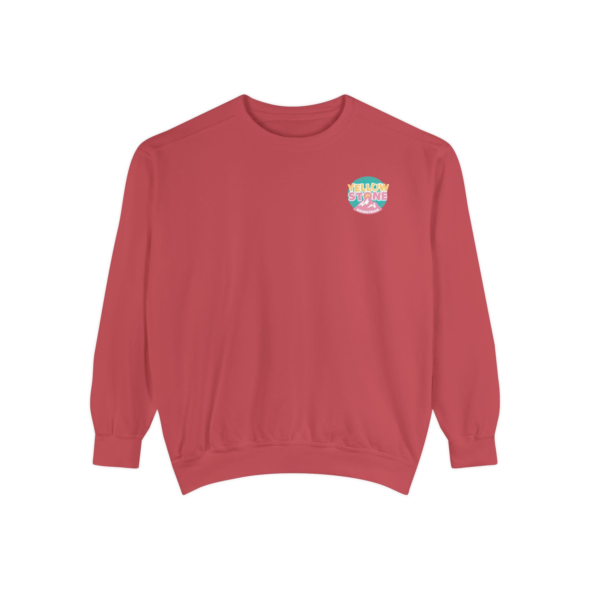 Retro Surf Badge Sweatshirt — 'Good Vibes' Pastel Crewneck