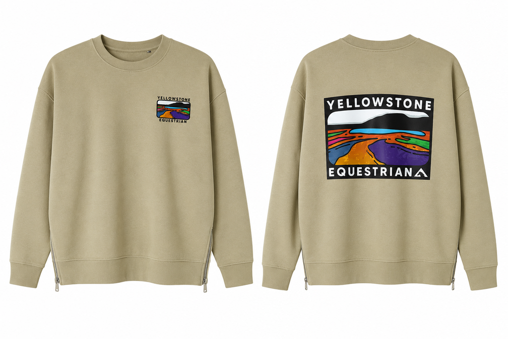 Ladies Zip Detail Sweatshirt