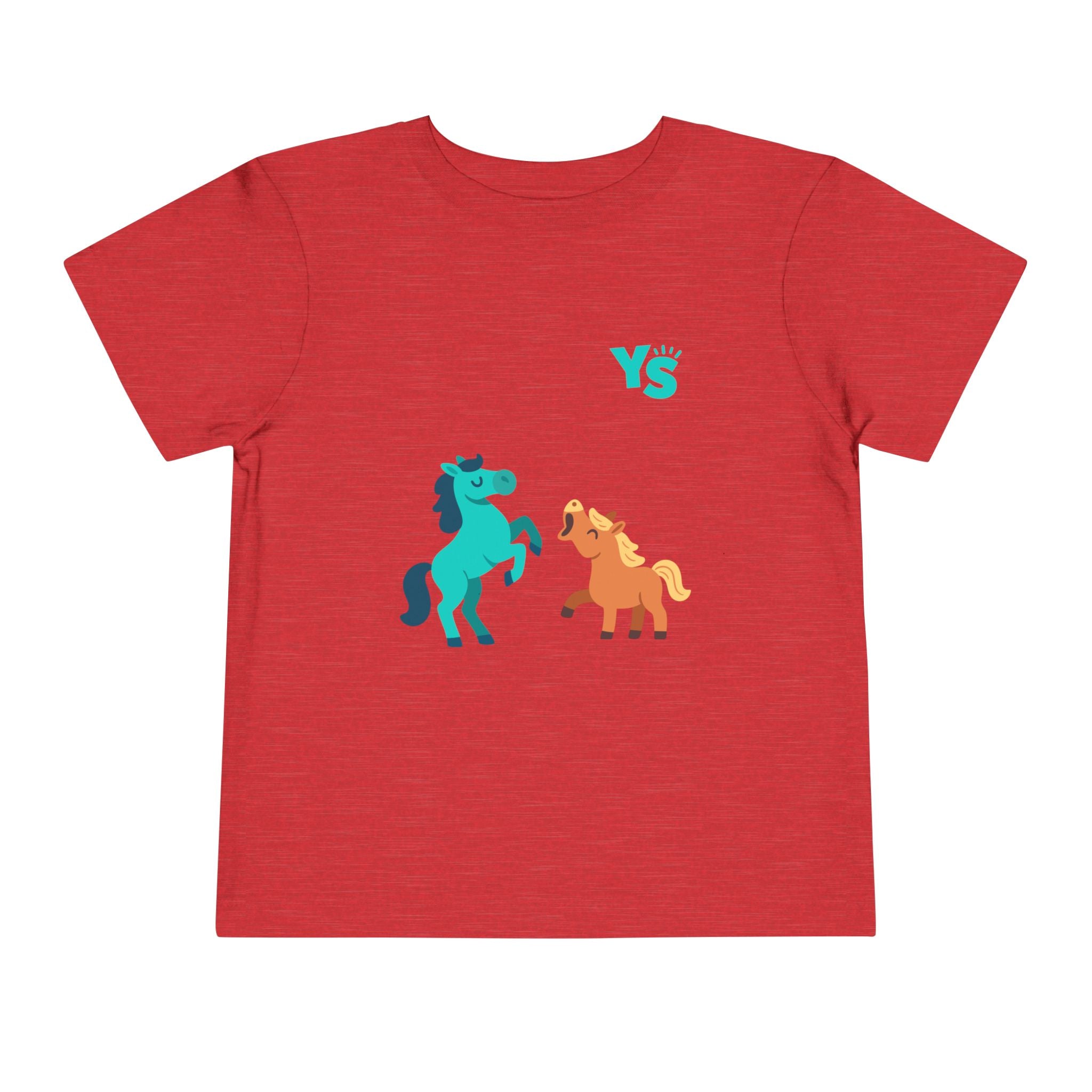 Toddler horse Tee — Playful Pony Pair Graphic