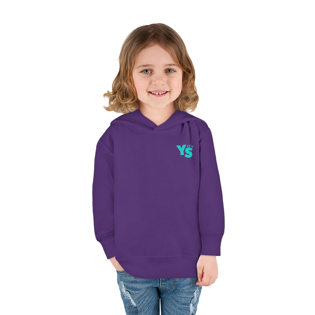 Toddler Hoodie — 'Yellow Stone Equestrian' Logo Pullover (Kids Fleece)