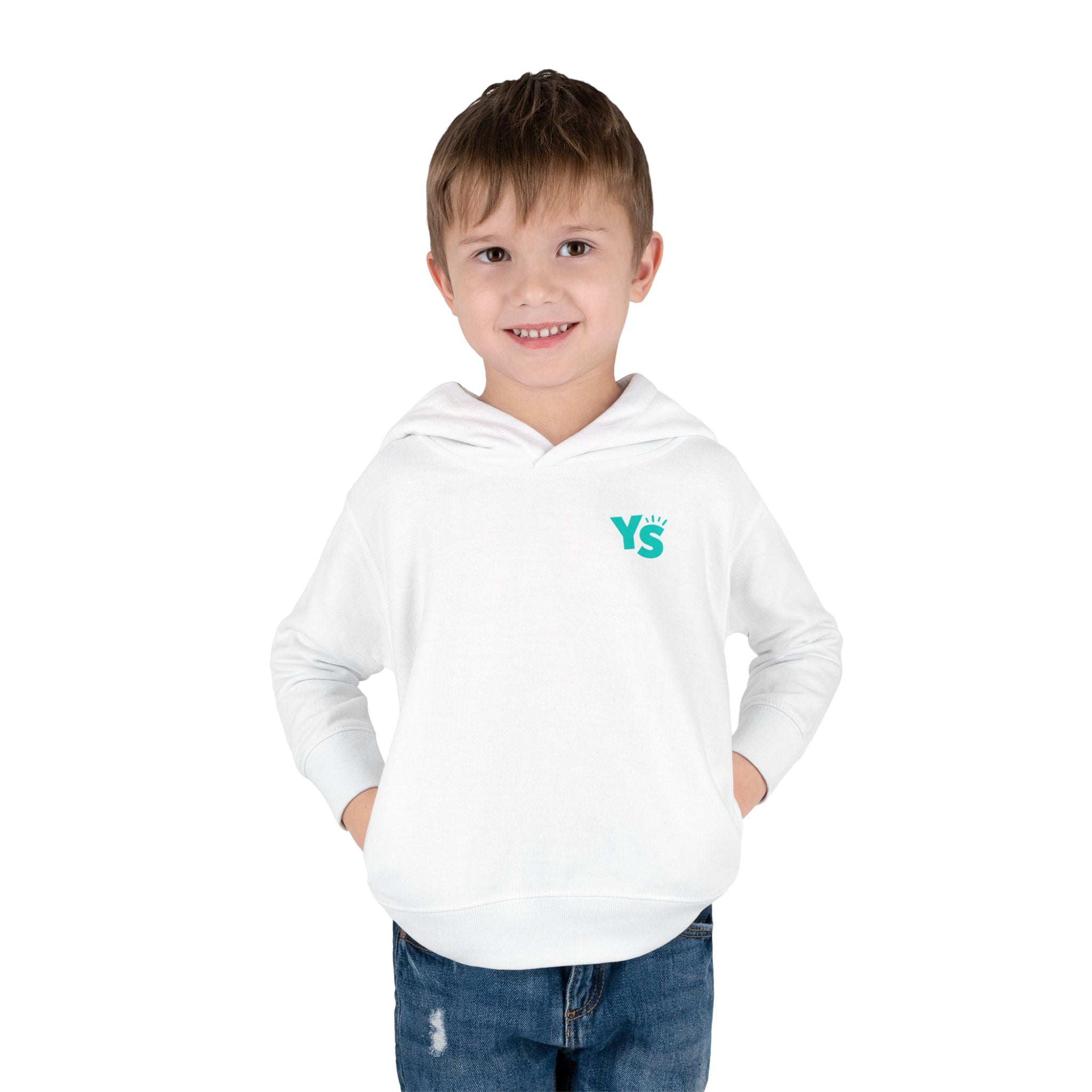 Toddler Hoodie — 'Yellow Stone Equestrian' Logo Pullover (Kids Fleece)