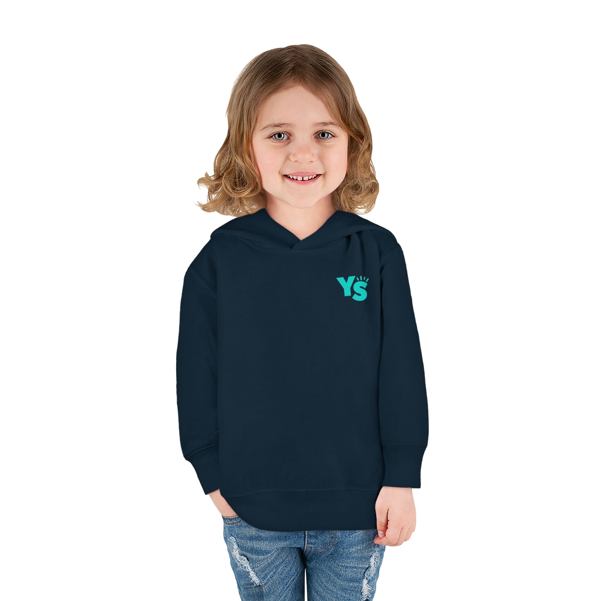 Toddler Hoodie — 'Yellow Stone Equestrian' Logo Pullover (Kids Fleece)