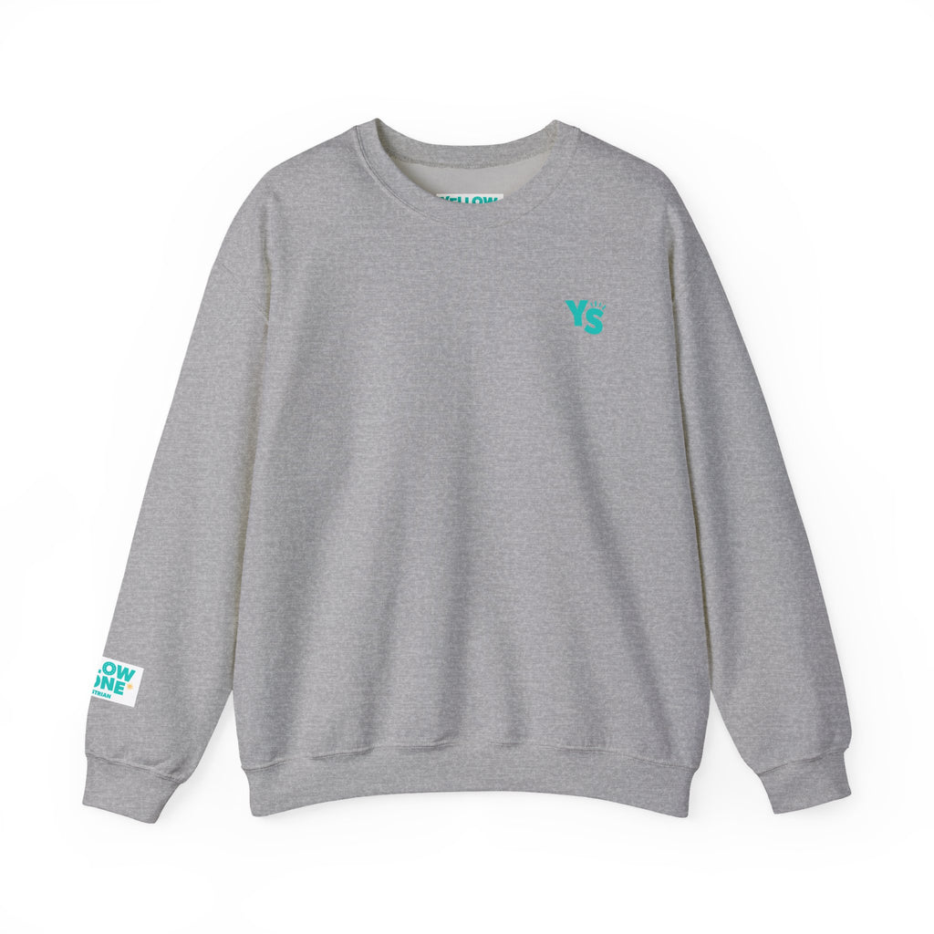 Yellowstone Equestrian Crewneck Sweatshirt – Pastel Logo Mountain Pullover