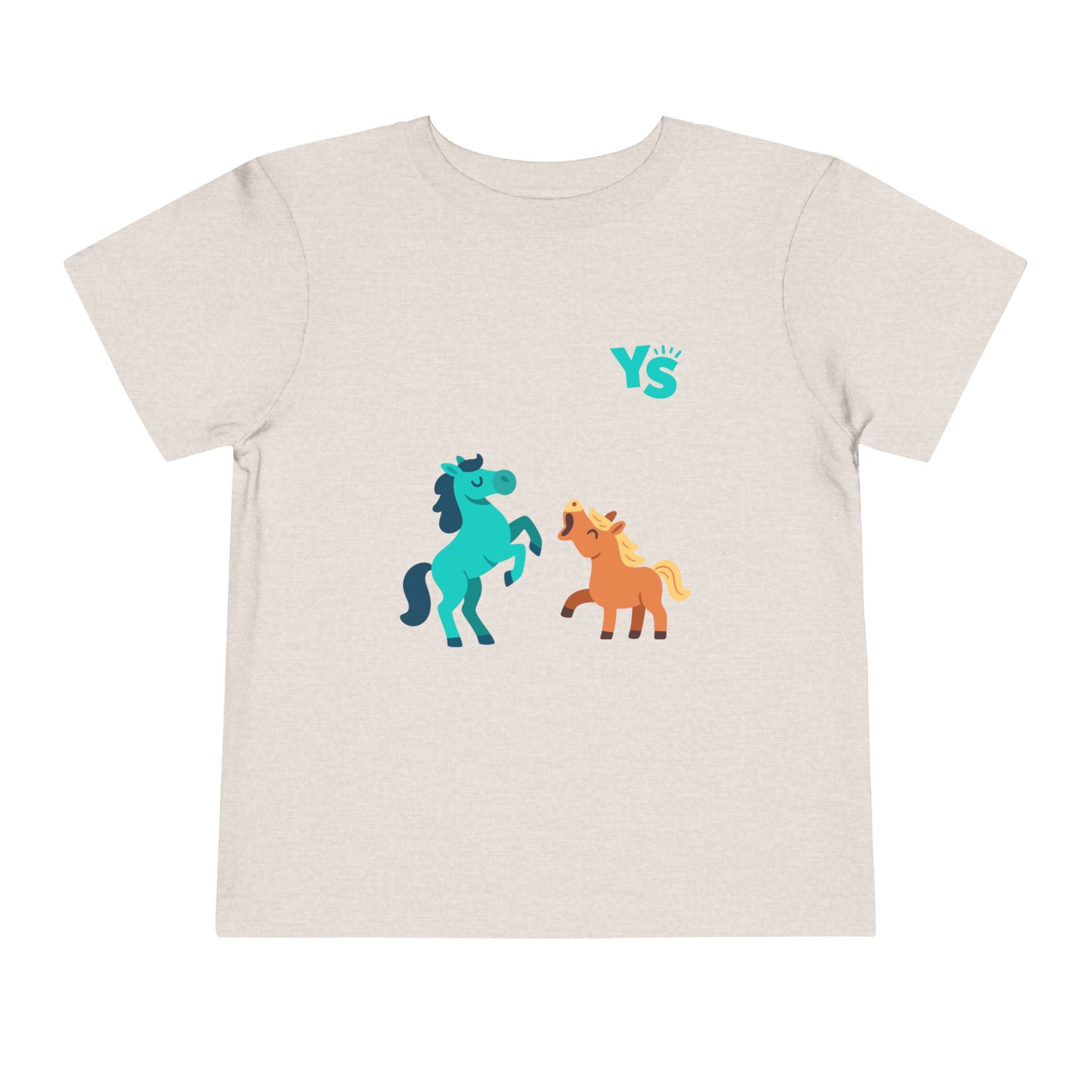 Toddler horse Tee — Playful Pony Pair Graphic