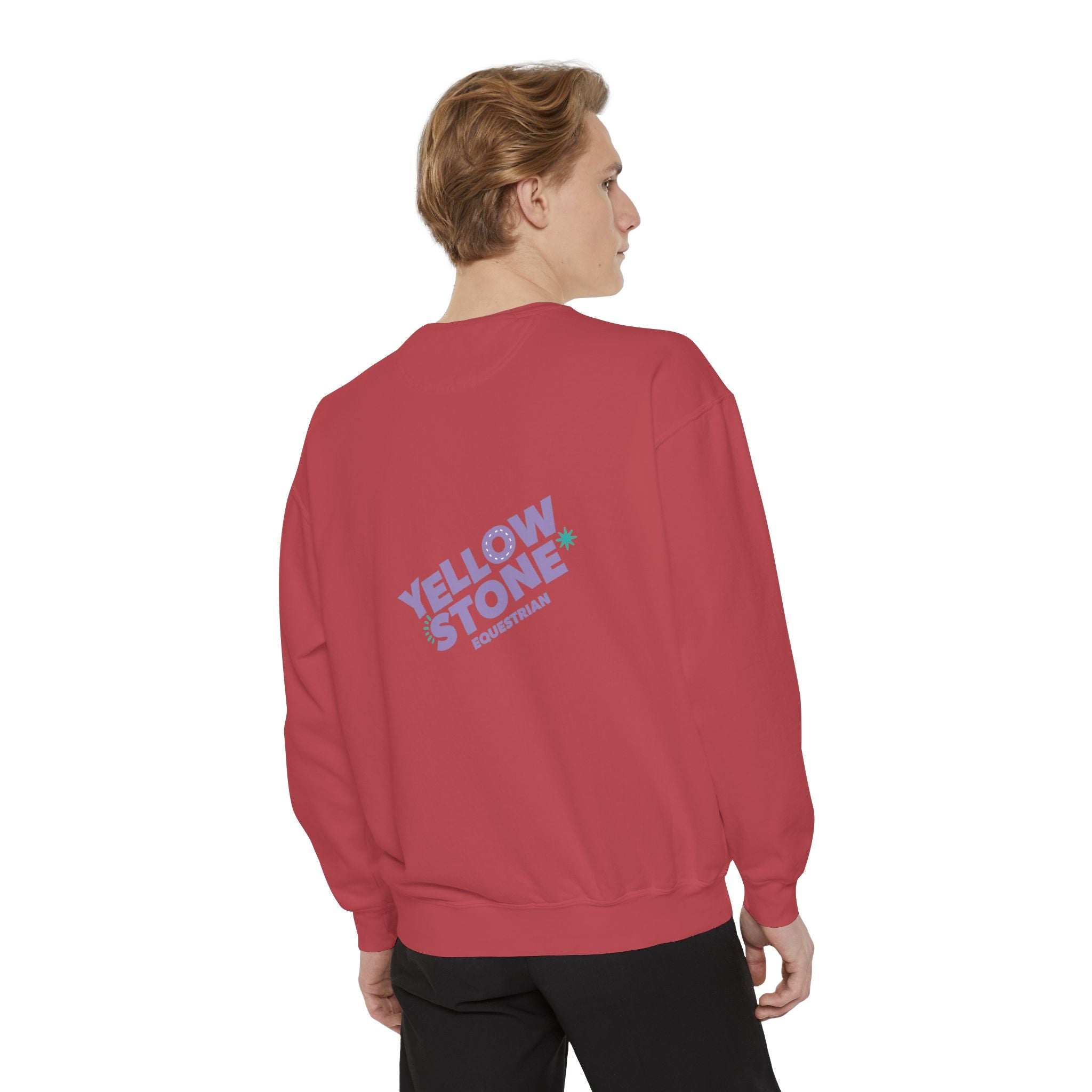 Retro Surf Badge Sweatshirt — 'Good Vibes' Pastel Crewneck