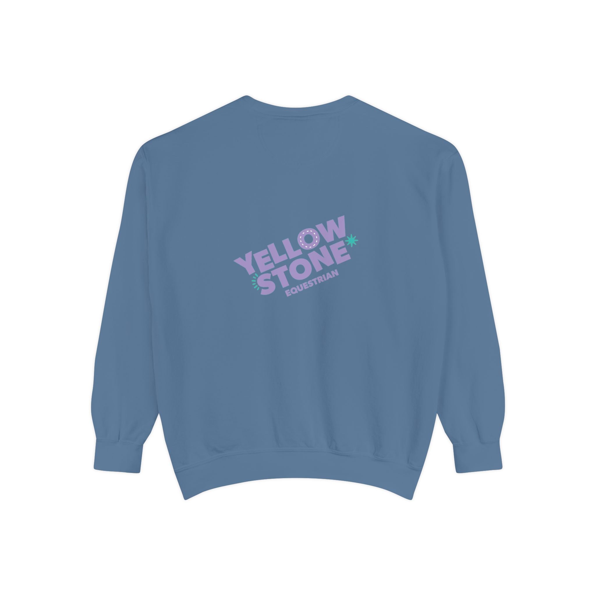 Retro Surf Badge Sweatshirt — 'Good Vibes' Pastel Crewneck