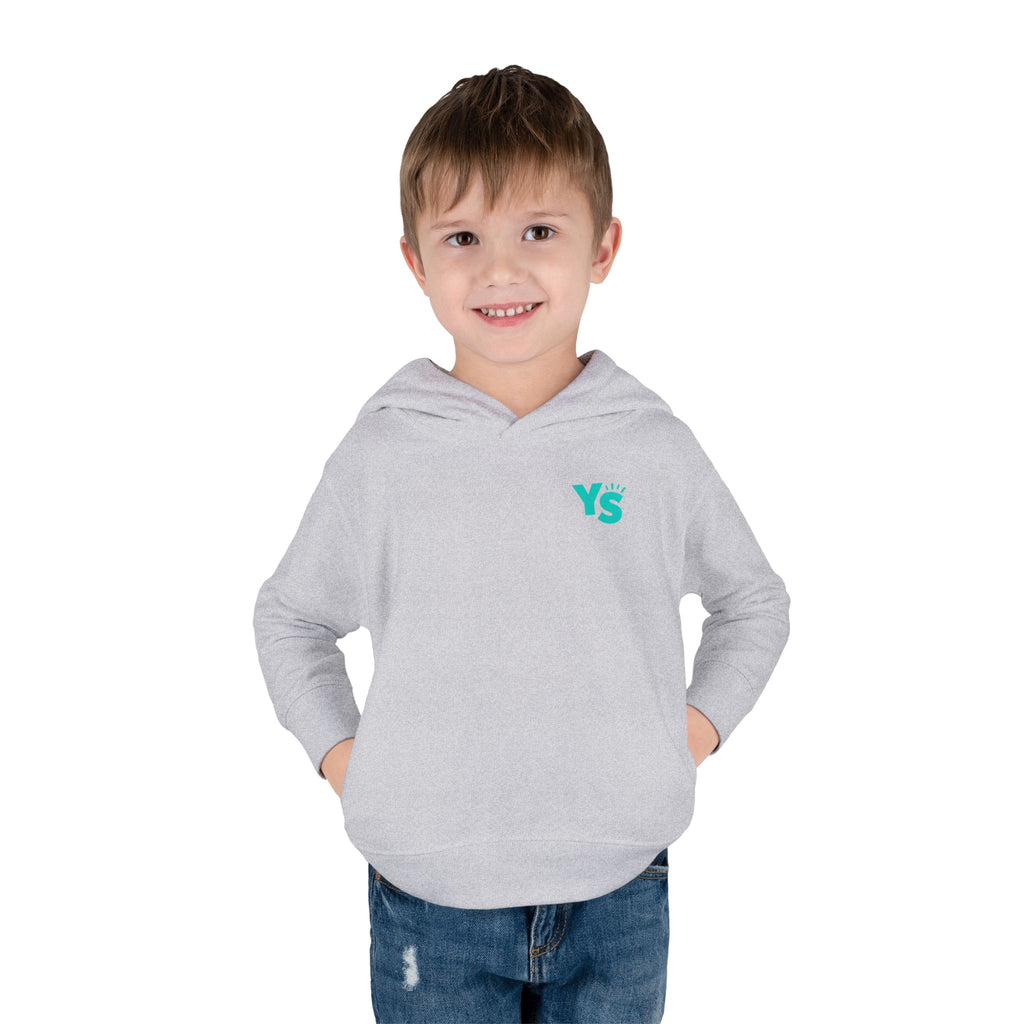 Toddler Hoodie — 'Yellow Stone Equestrian' Logo Pullover (Kids Fleece)
