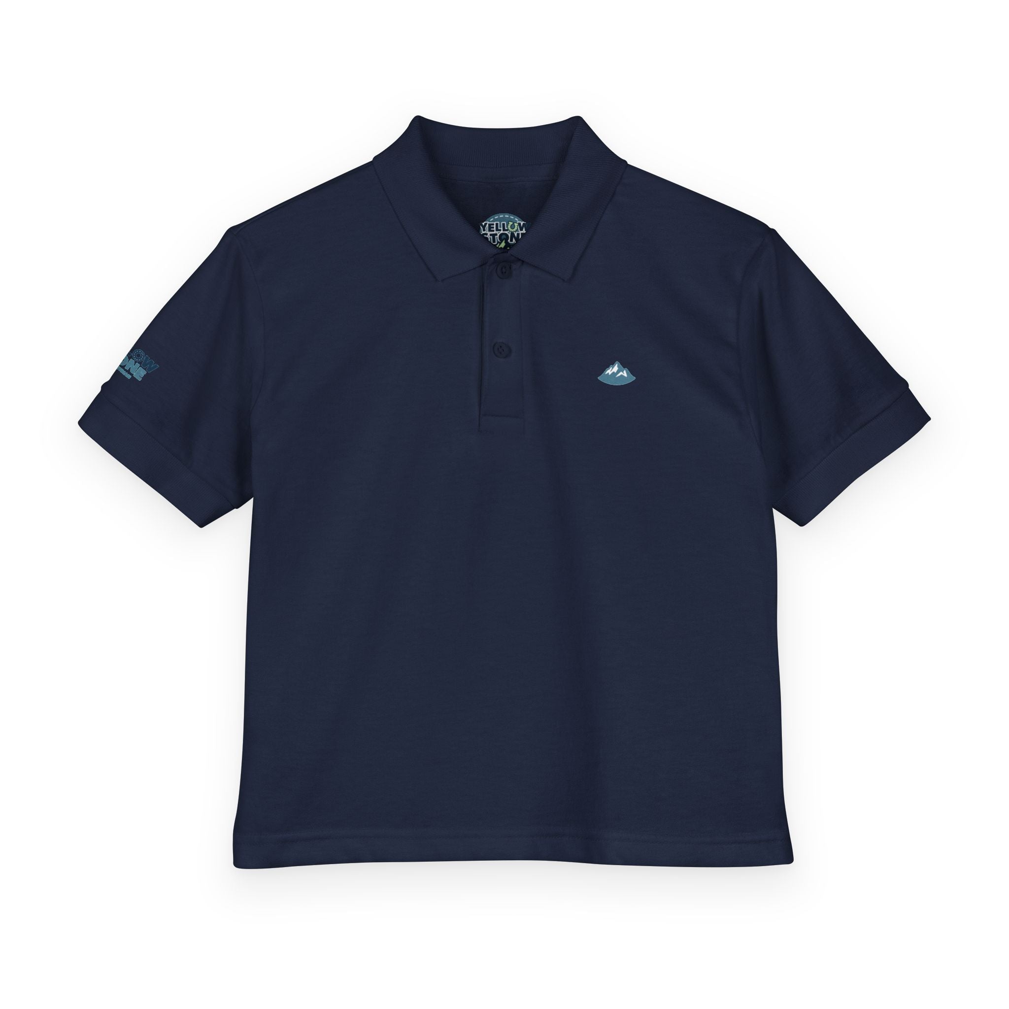 Youth Polo Shirt with Teal "YS" Logo — Kids Riding & Casual Polo