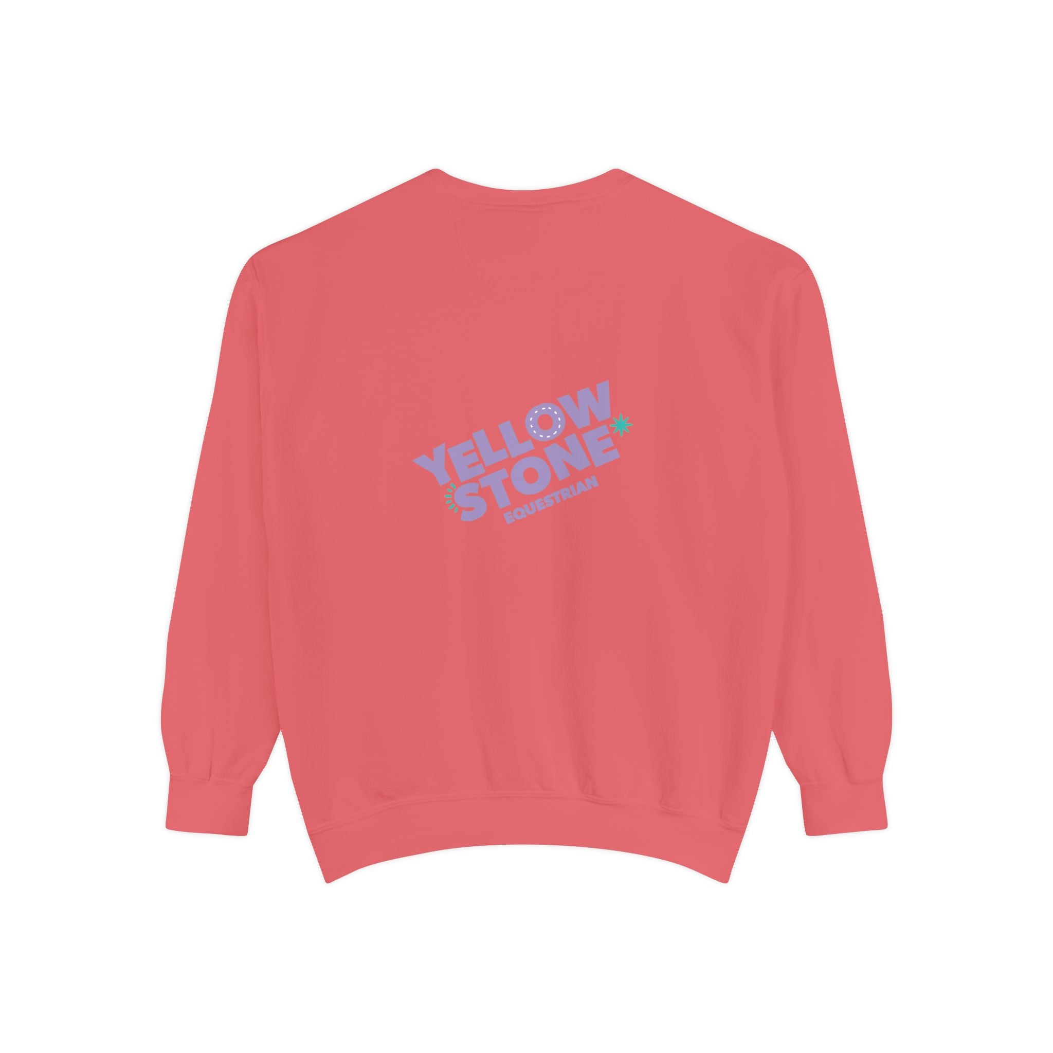Retro Surf Badge Sweatshirt — 'Good Vibes' Pastel Crewneck