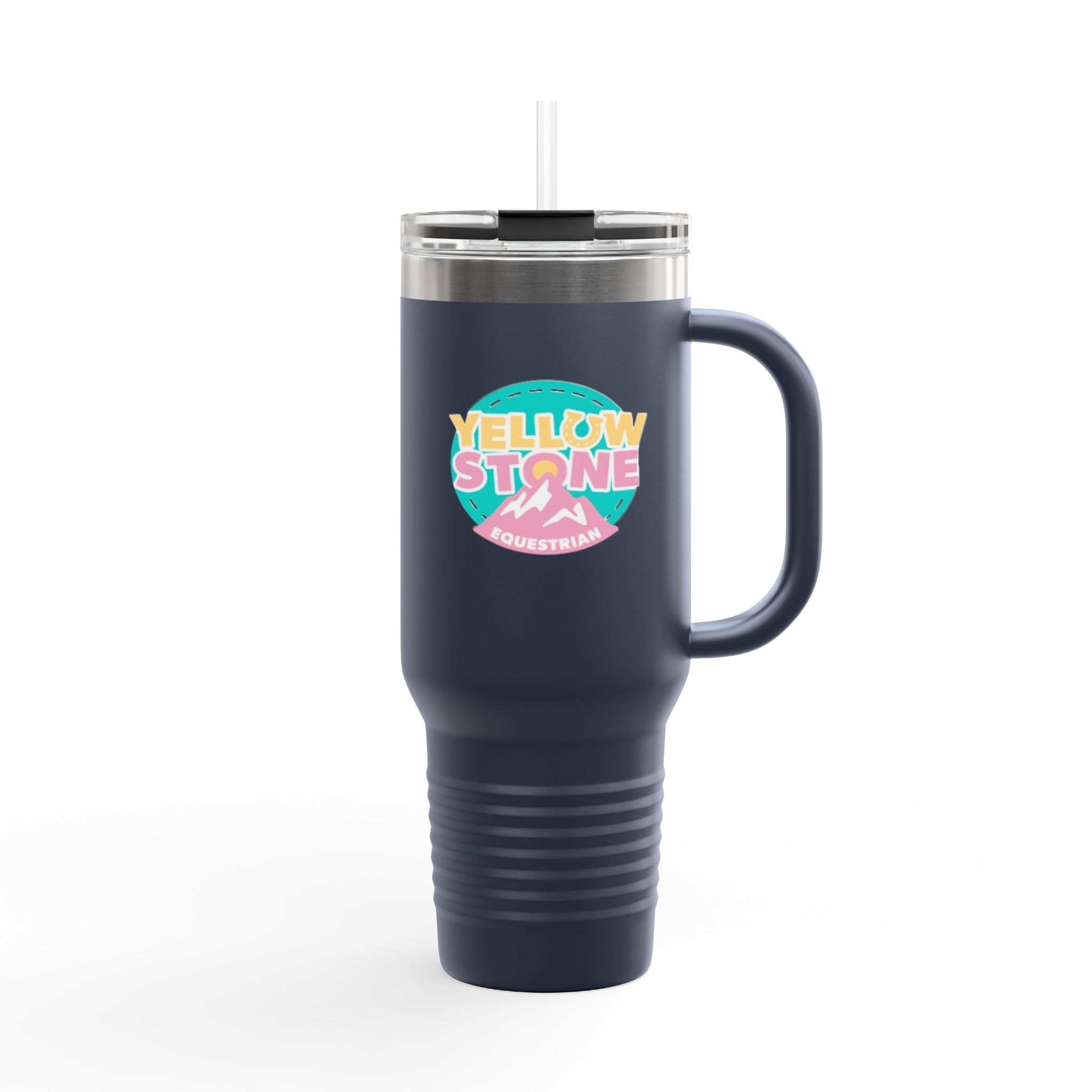 Yellowstone Equestrian Retro Logo 40oz Insulated Travel Mug