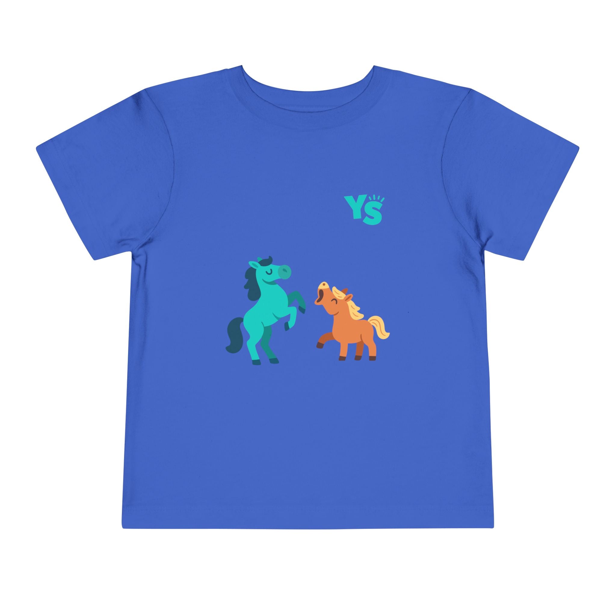 Toddler horse Tee — Playful Pony Pair Graphic