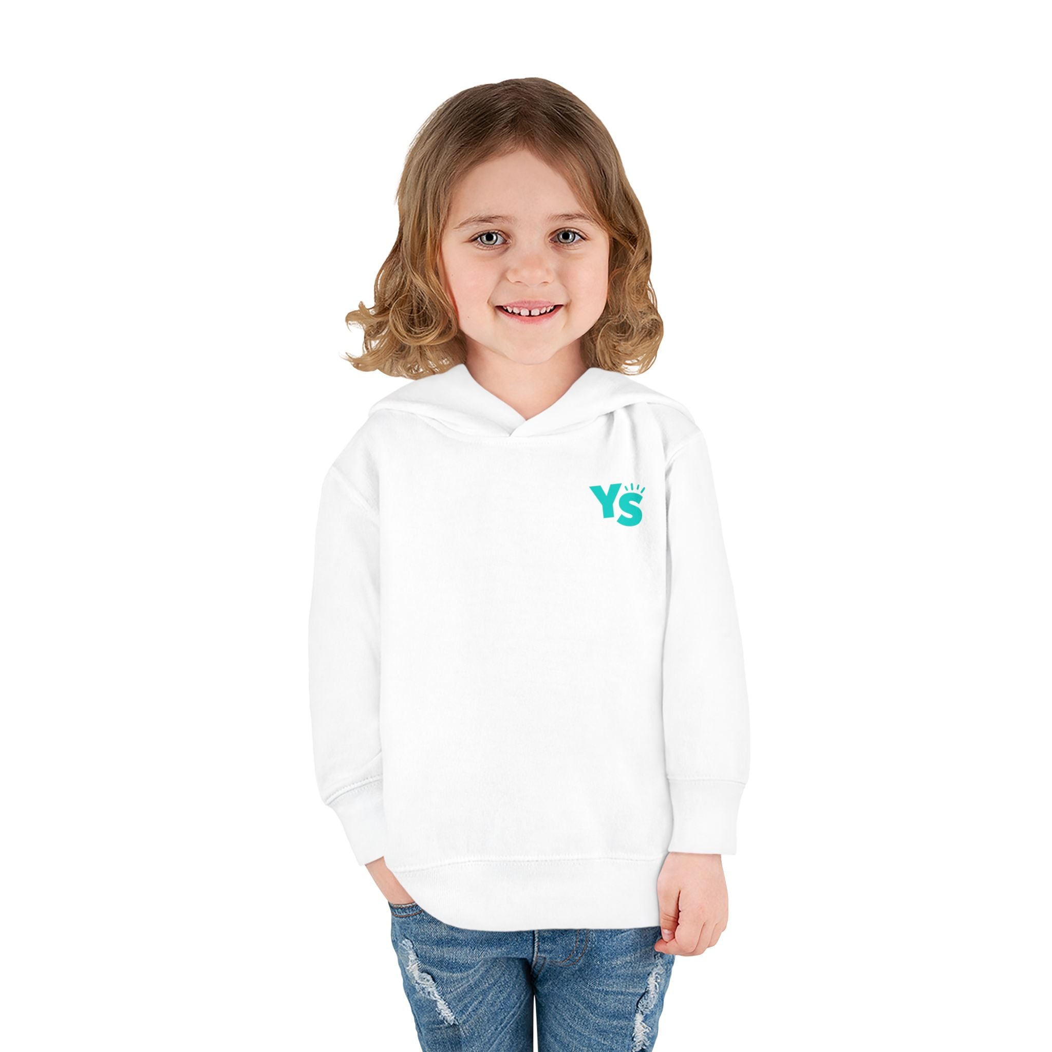 Toddler Hoodie — 'Yellow Stone Equestrian' Logo Pullover (Kids Fleece)