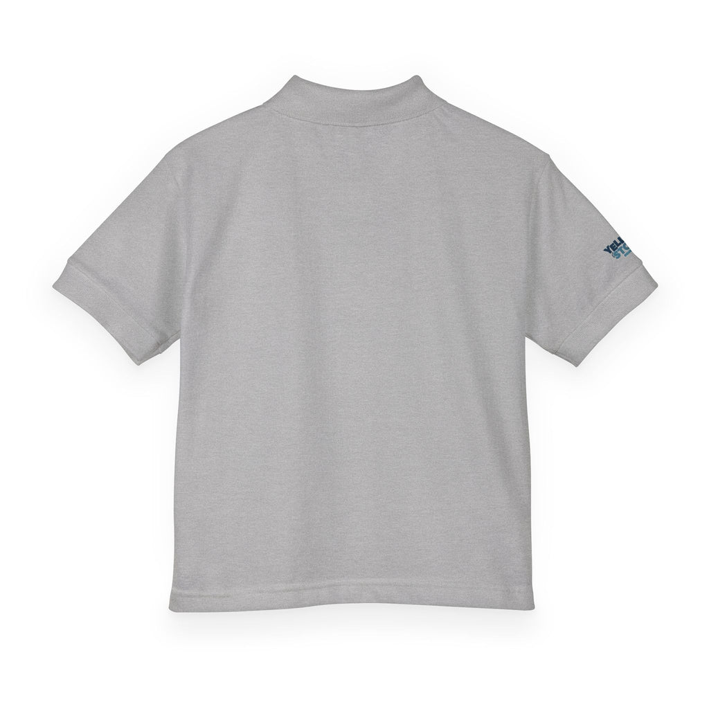 Youth Polo Shirt with Teal "YS" Logo — Kids Riding & Casual Polo
