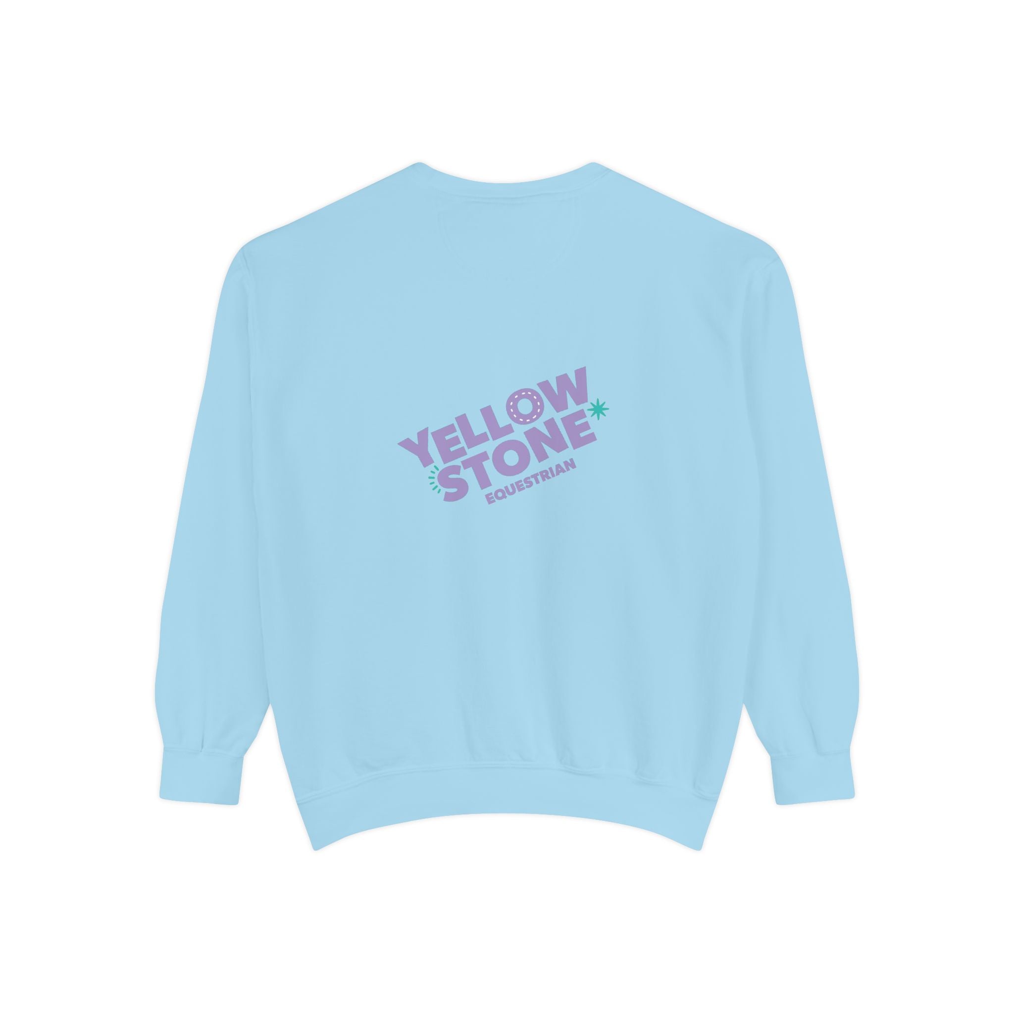 Retro Surf Badge Sweatshirt — 'Good Vibes' Pastel Crewneck
