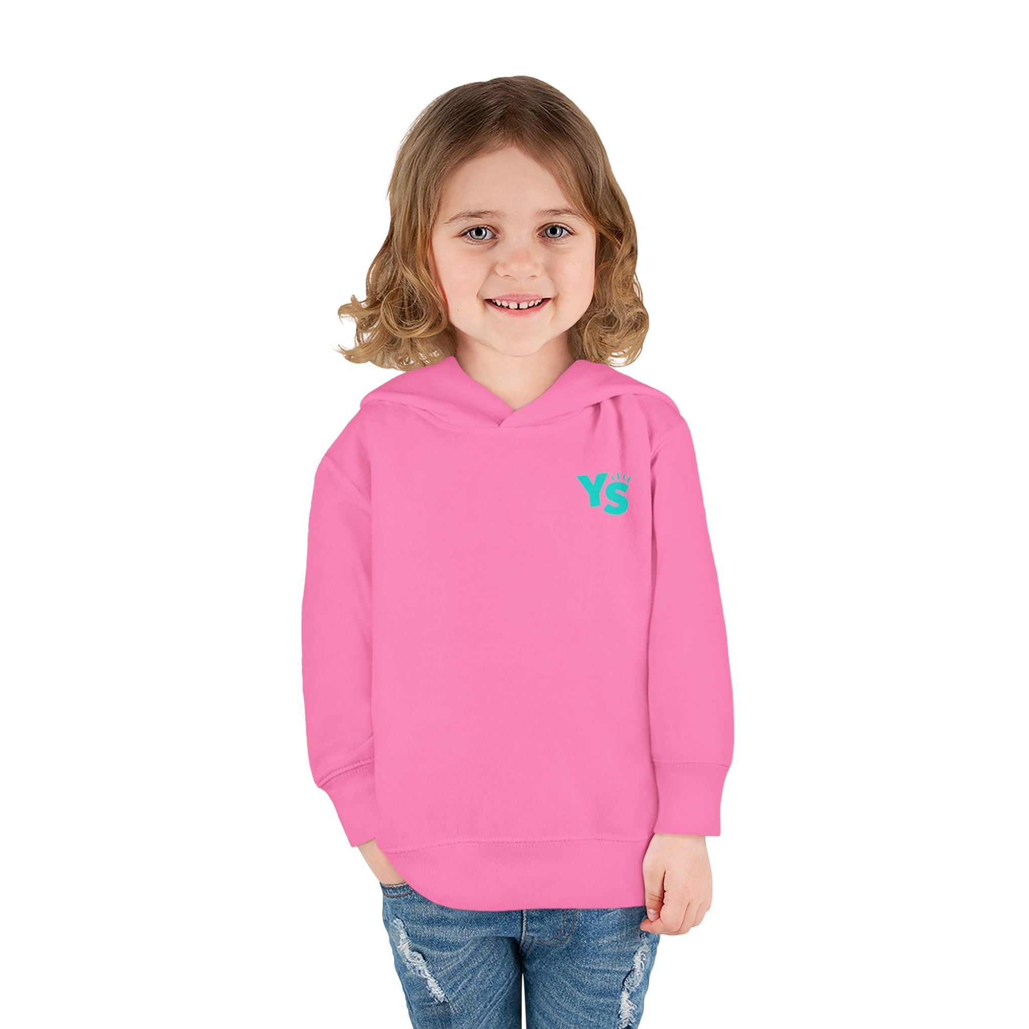 Toddler Hoodie — 'Yellow Stone Equestrian' Logo Pullover (Kids Fleece)