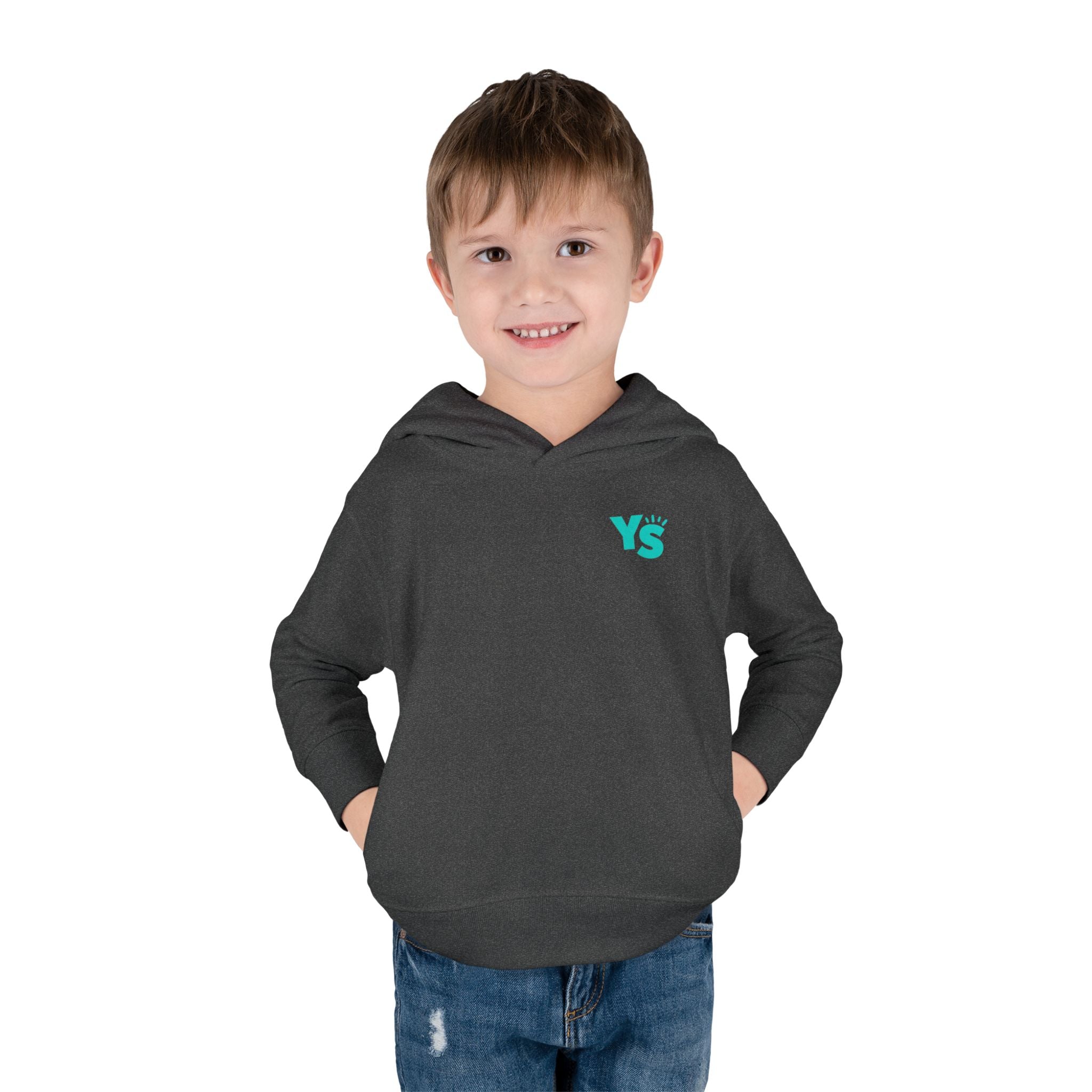 Toddler Hoodie — 'Yellow Stone Equestrian' Logo Pullover (Kids Fleece)