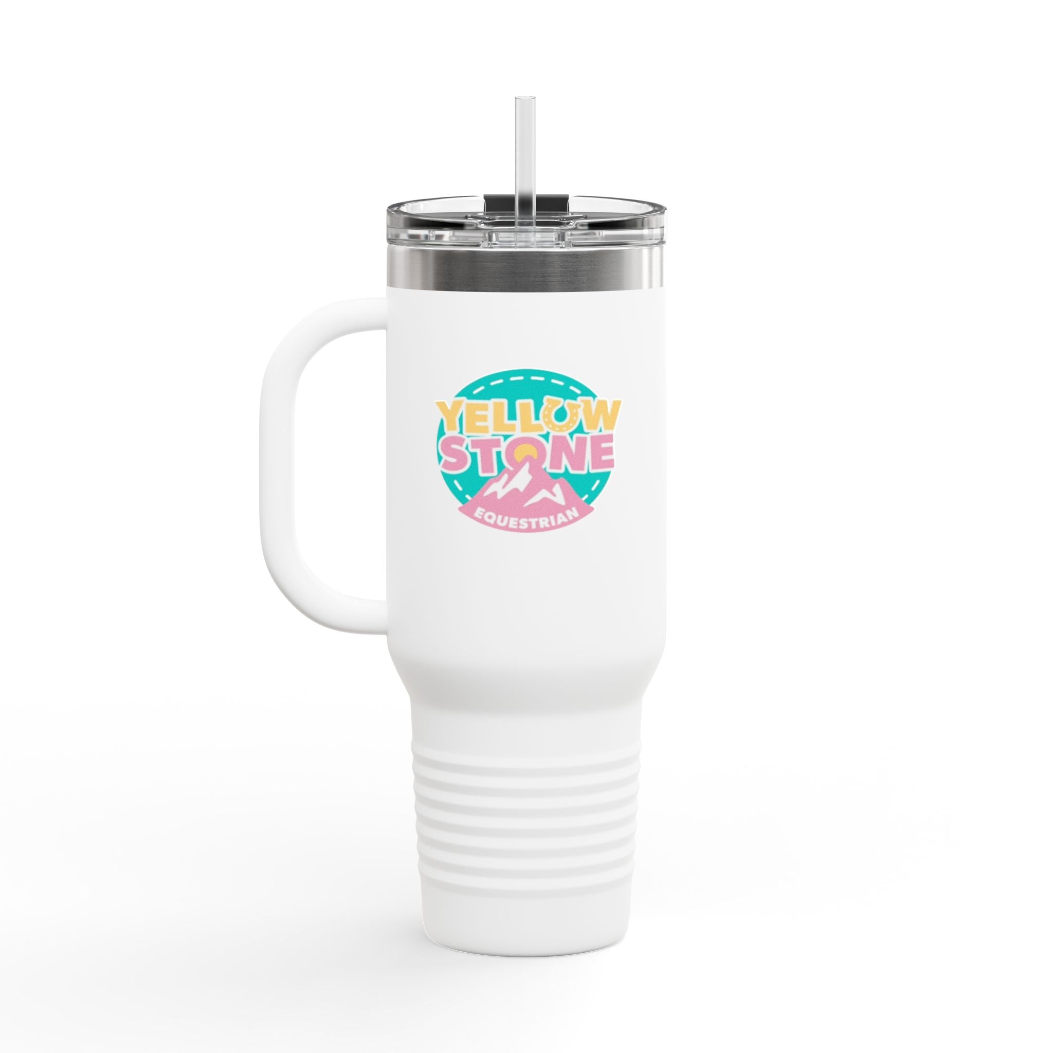 Yellowstone Equestrian Retro Logo 40oz Insulated Travel Mug