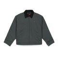 Embroidered Brown Duck Cloth Work Jacket — Durable Carpenter/Utility Jacket with 'Ys' Logo