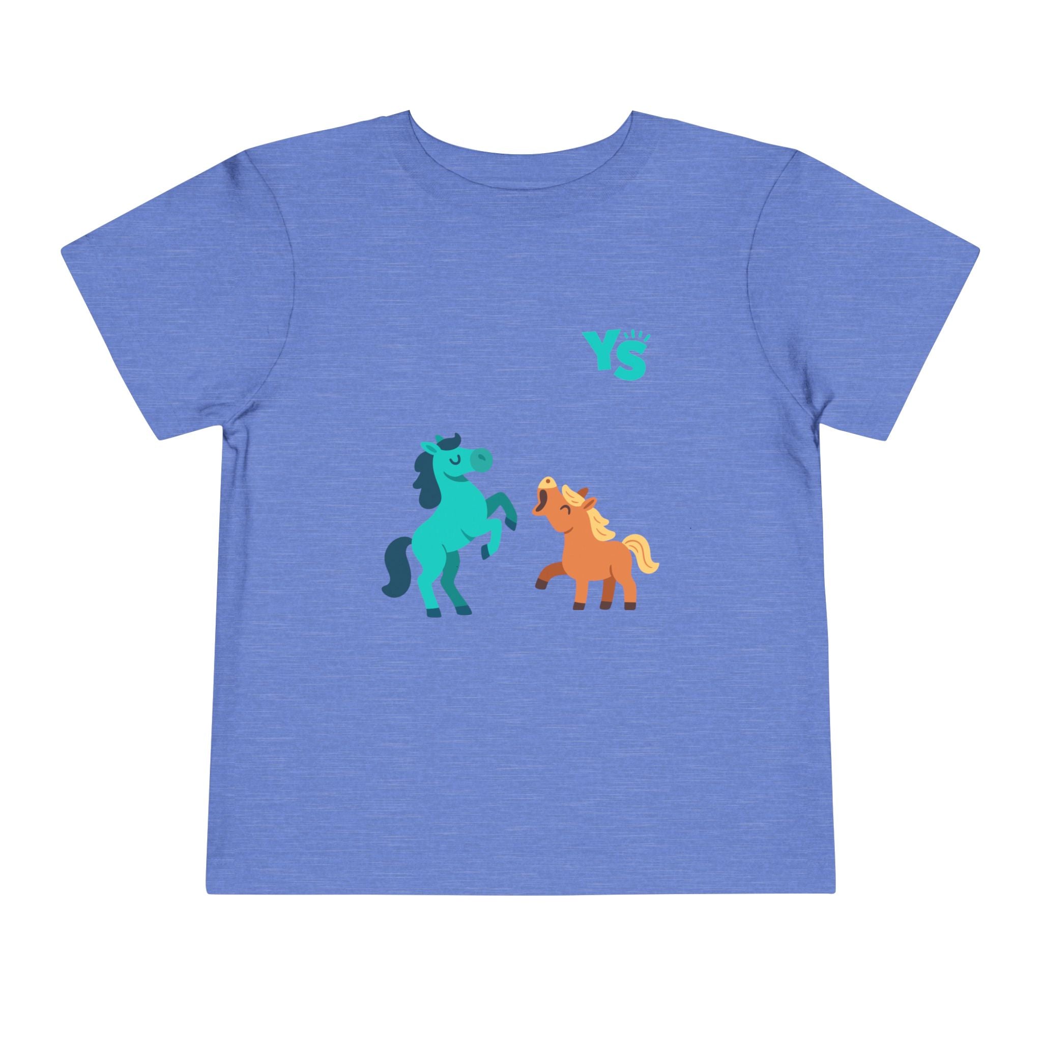 Toddler horse Tee — Playful Pony Pair Graphic