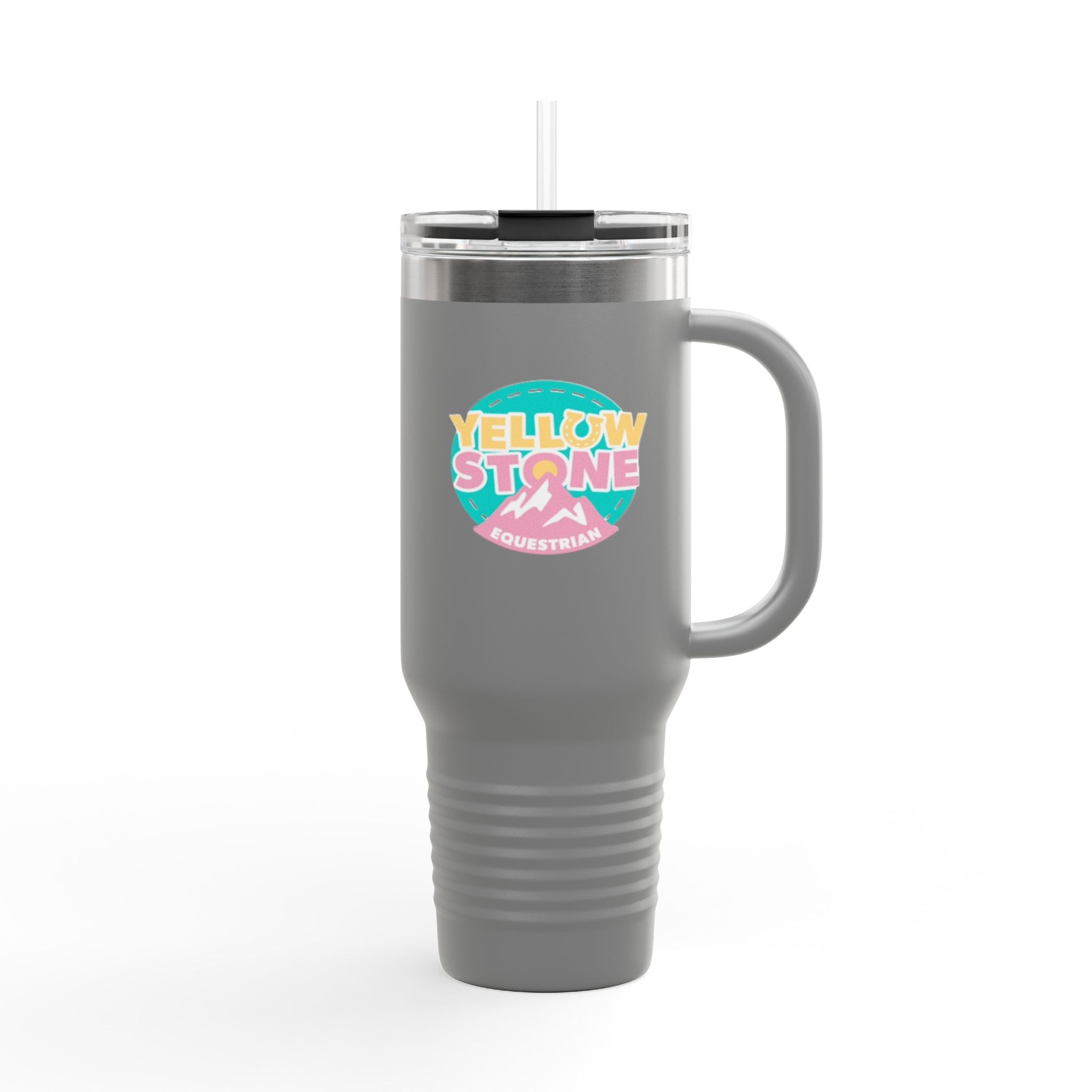 Yellowstone Equestrian Retro Logo 40oz Insulated Travel Mug