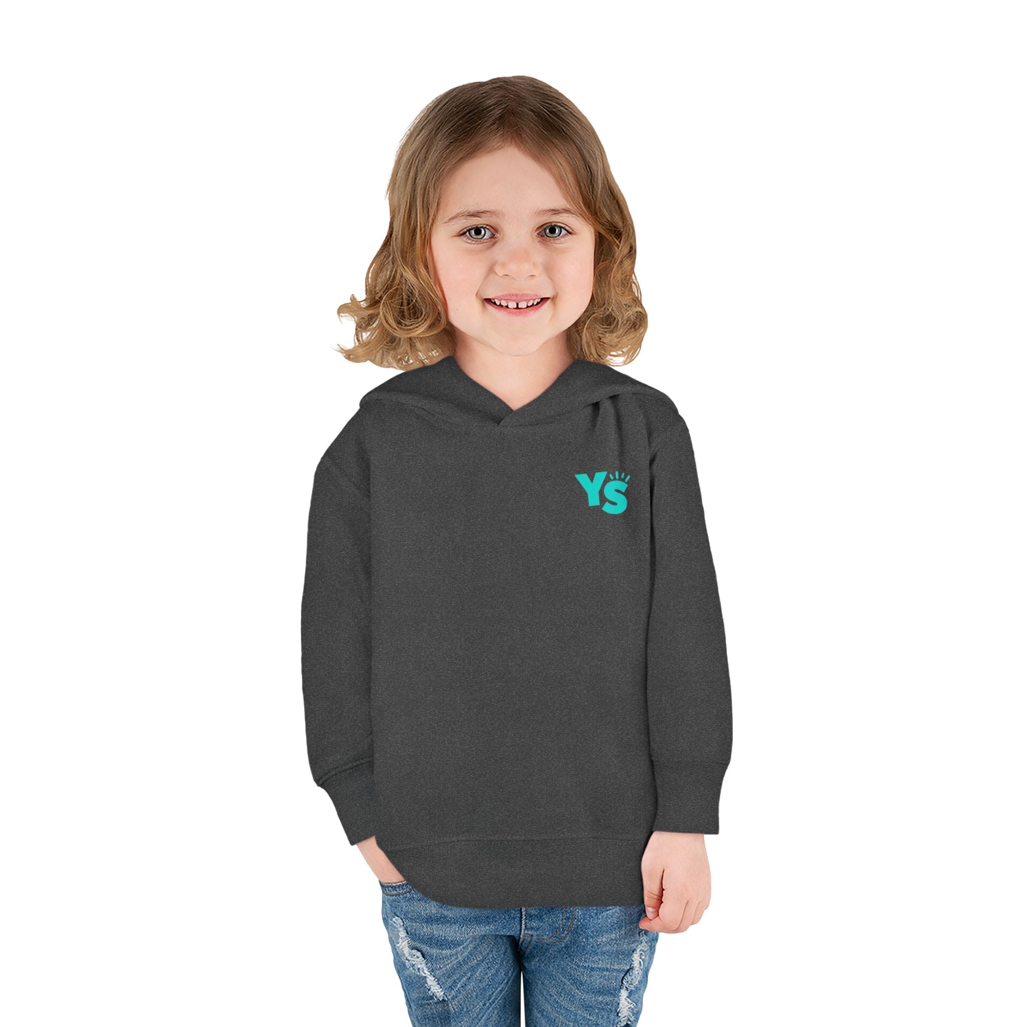 Toddler Hoodie — 'Yellow Stone Equestrian' Logo Pullover (Kids Fleece)