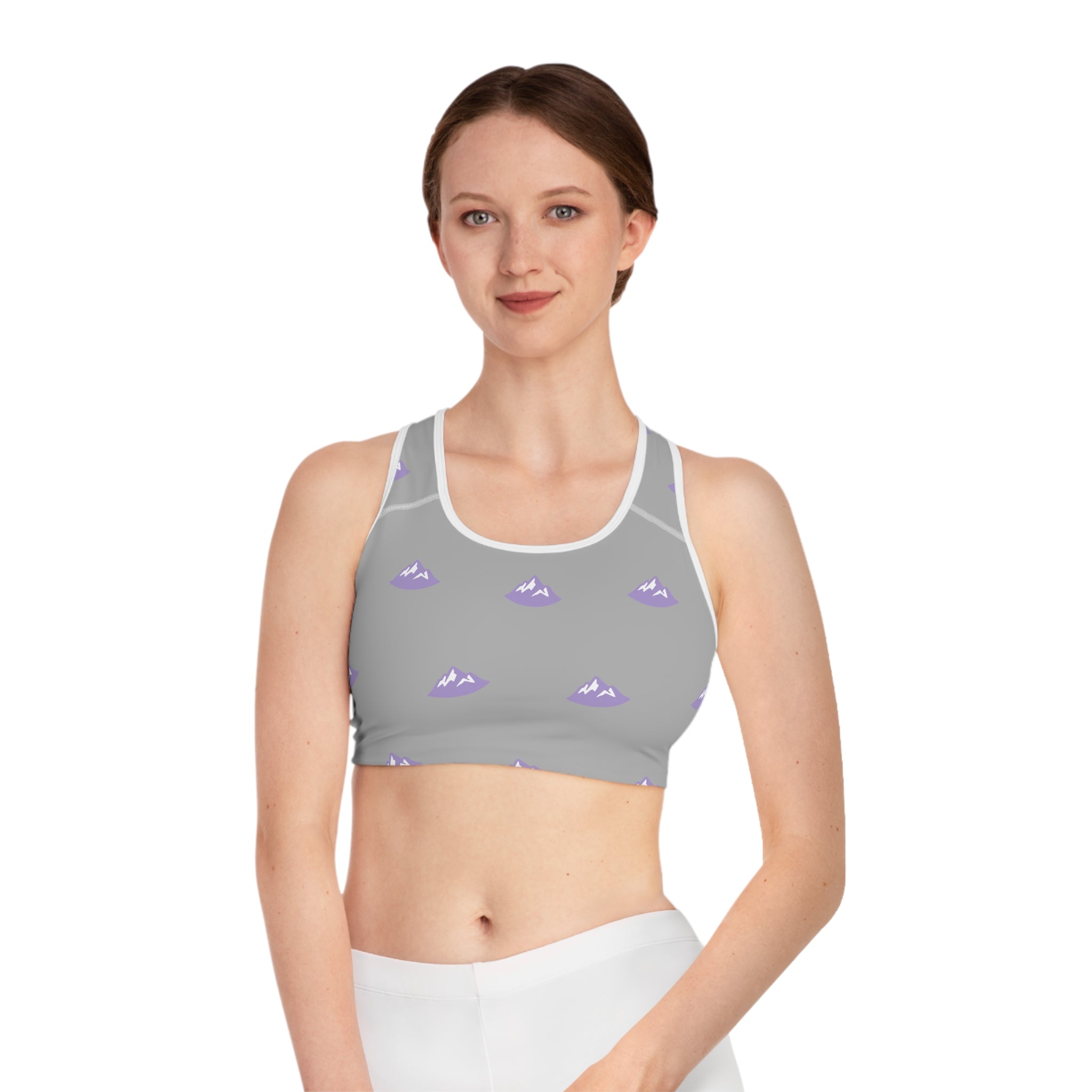 Riding Sports Bra — Youthful Logo & Colorful 'Shine' Back Graphic