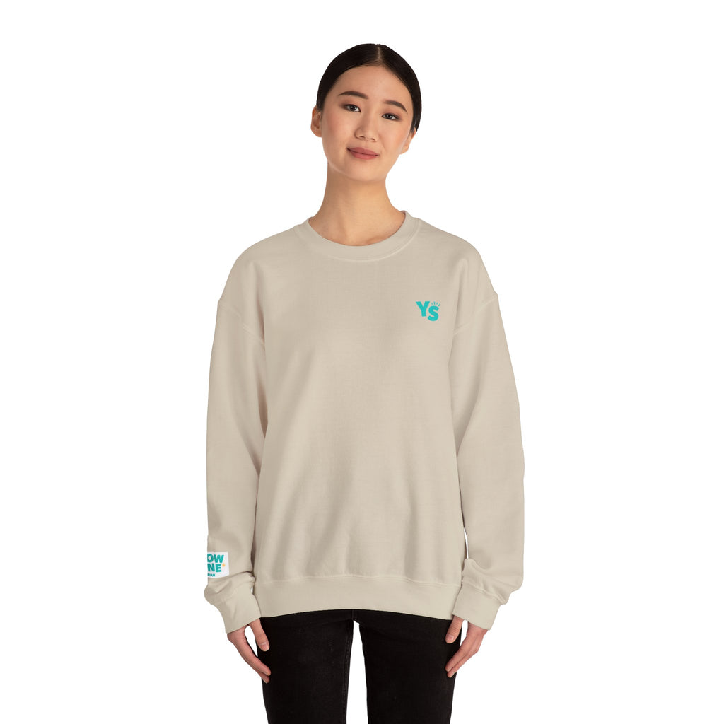 Yellowstone Equestrian Crewneck Sweatshirt – Pastel Logo Mountain Pullover