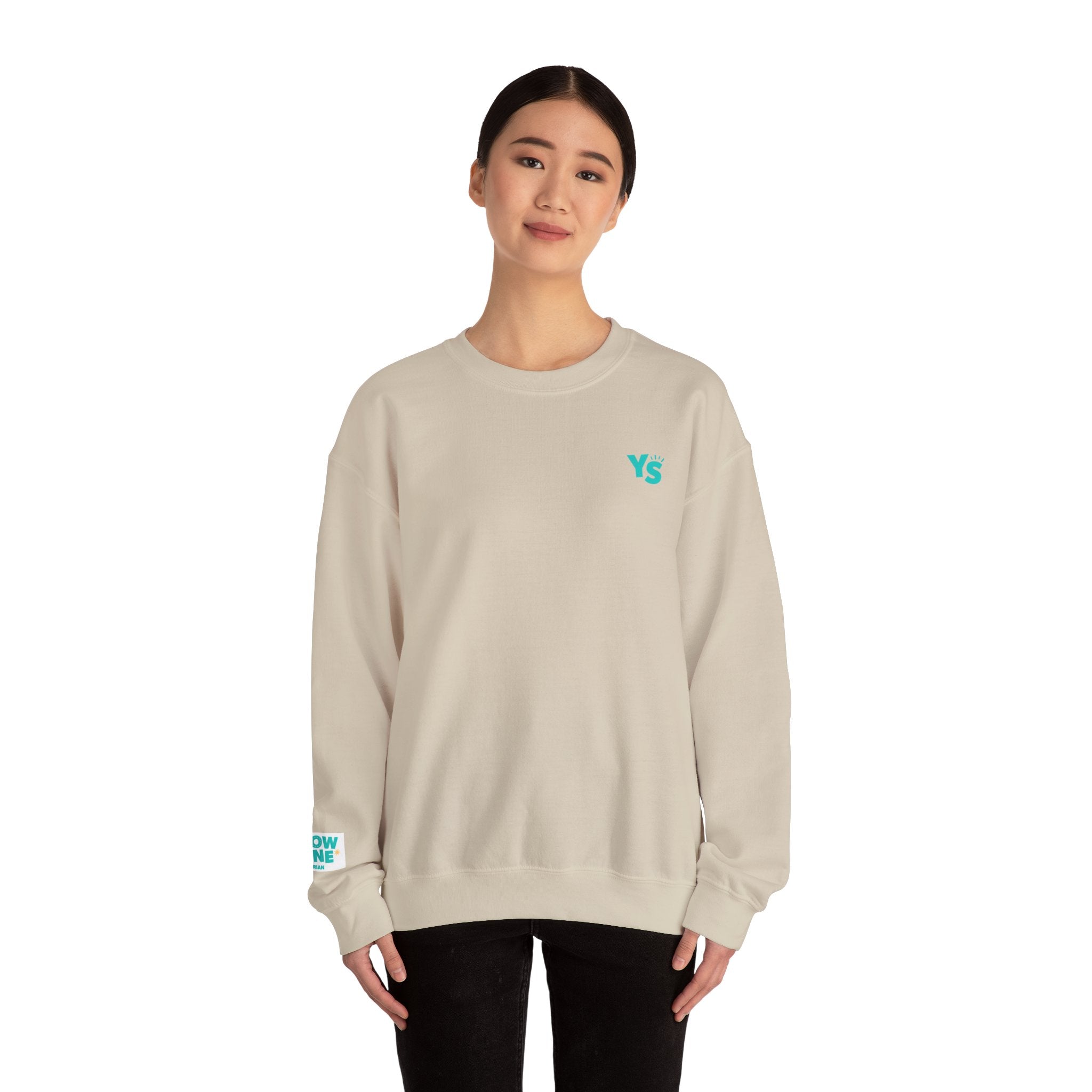 Yellowstone Equestrian Crewneck Sweatshirt – Pastel Logo Mountain Pullover
