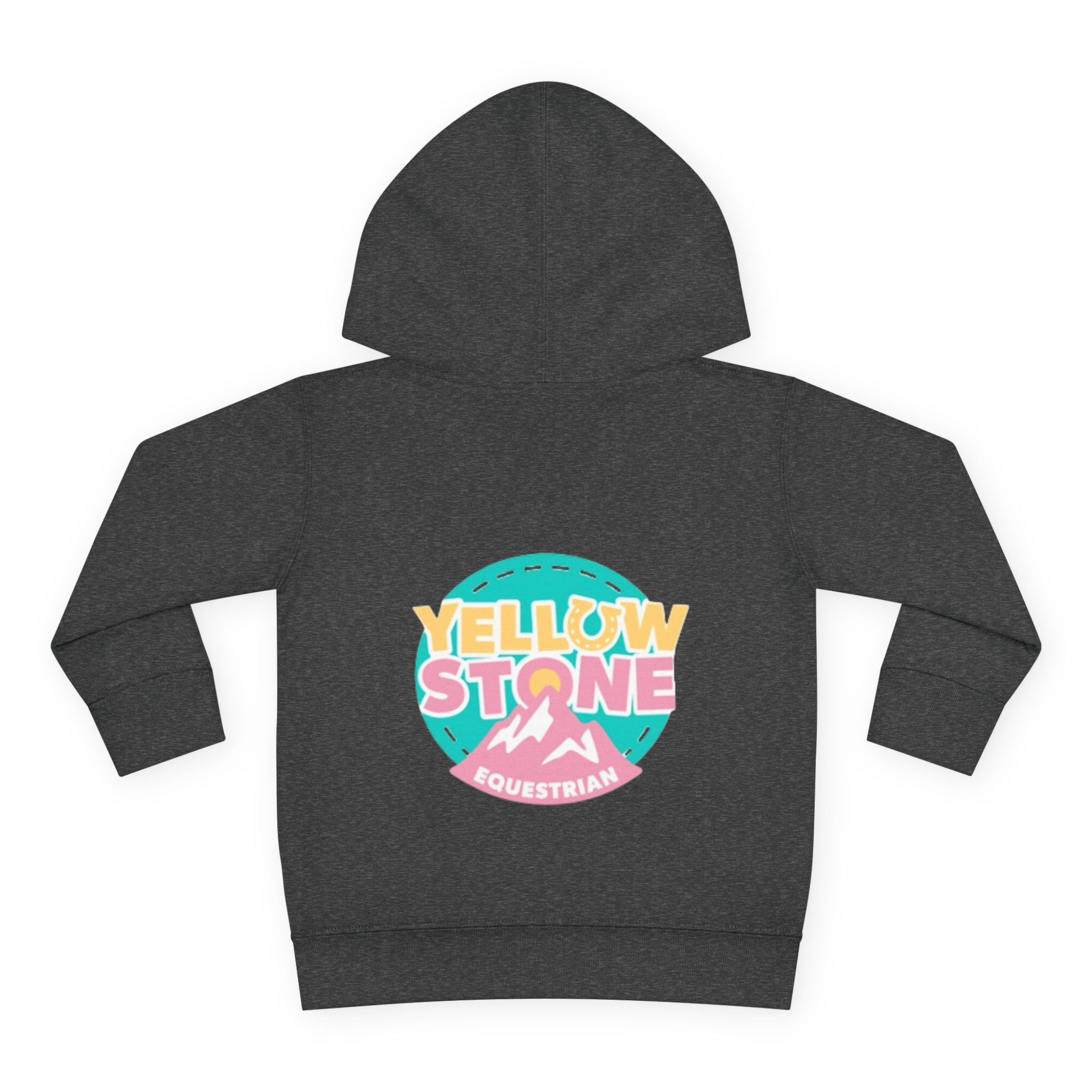 Toddler Hoodie — 'Yellow Stone Equestrian' Logo Pullover (Kids Fleece)
