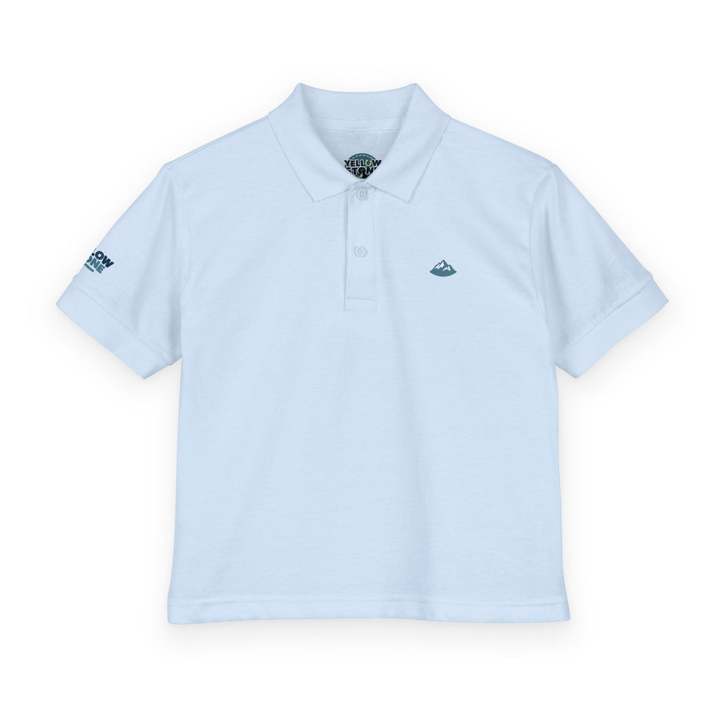 Youth Polo Shirt with Teal "YS" Logo — Kids Riding & Casual Polo