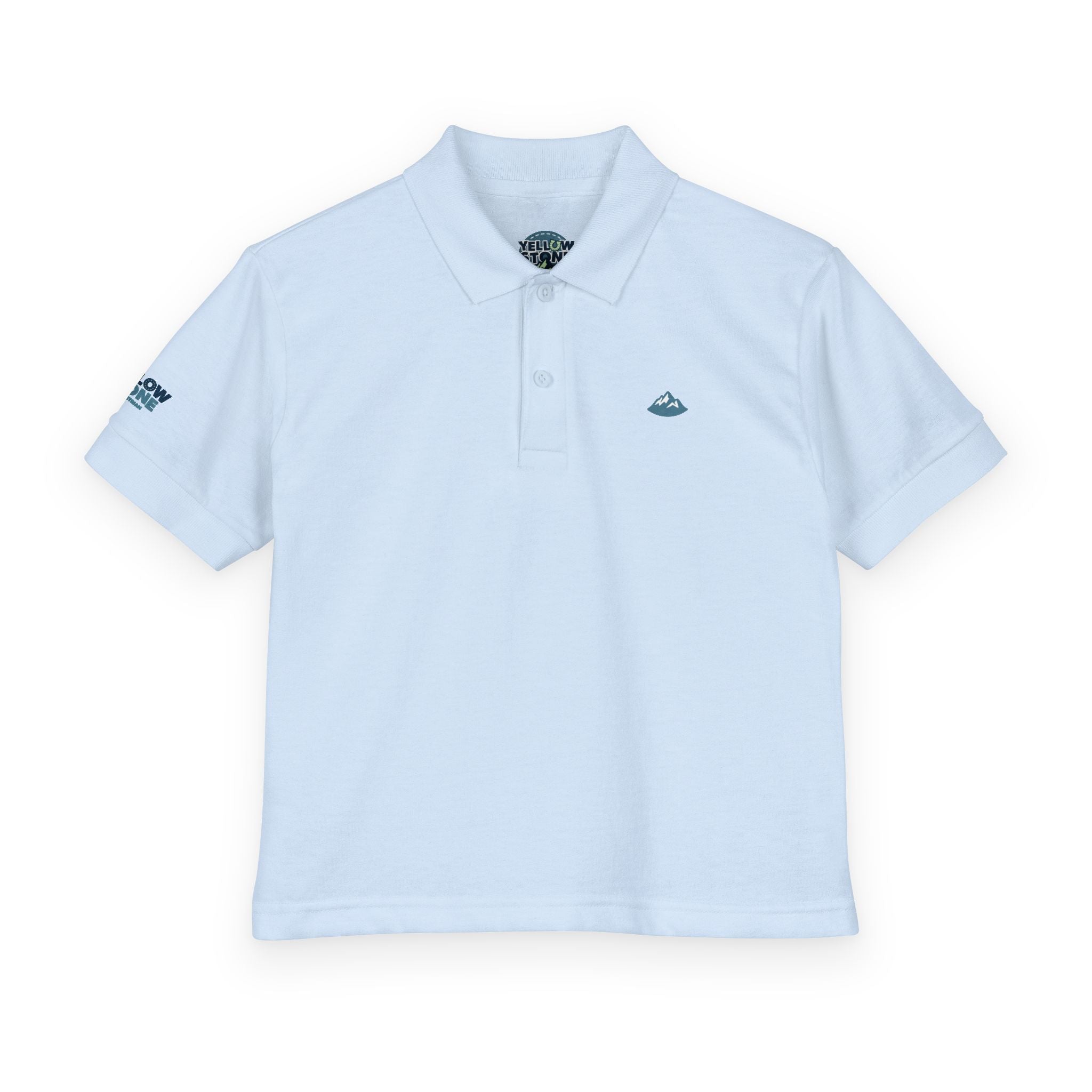 Youth Polo Shirt with Teal "YS" Logo — Kids Riding & Casual Polo