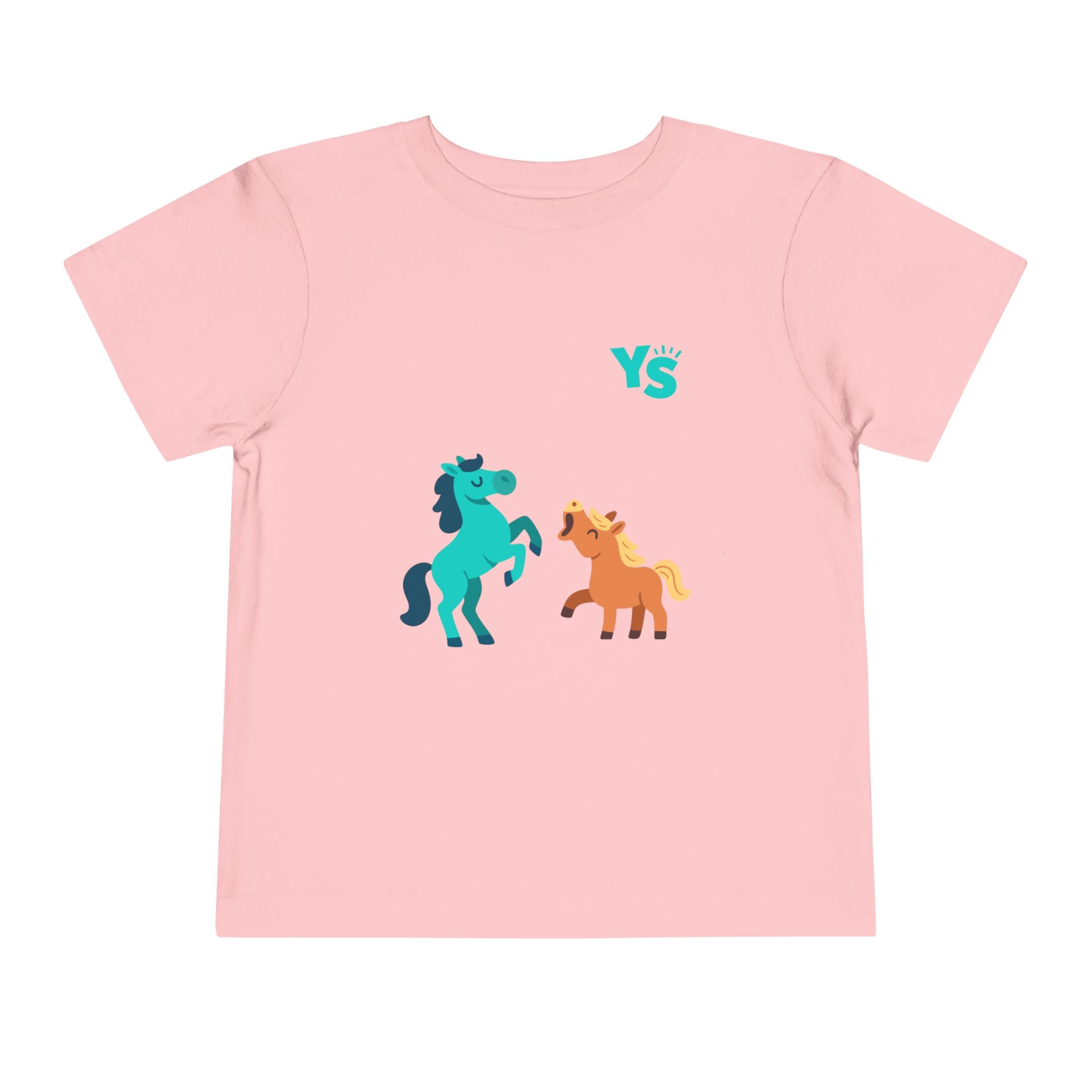 Toddler horse Tee — Playful Pony Pair Graphic